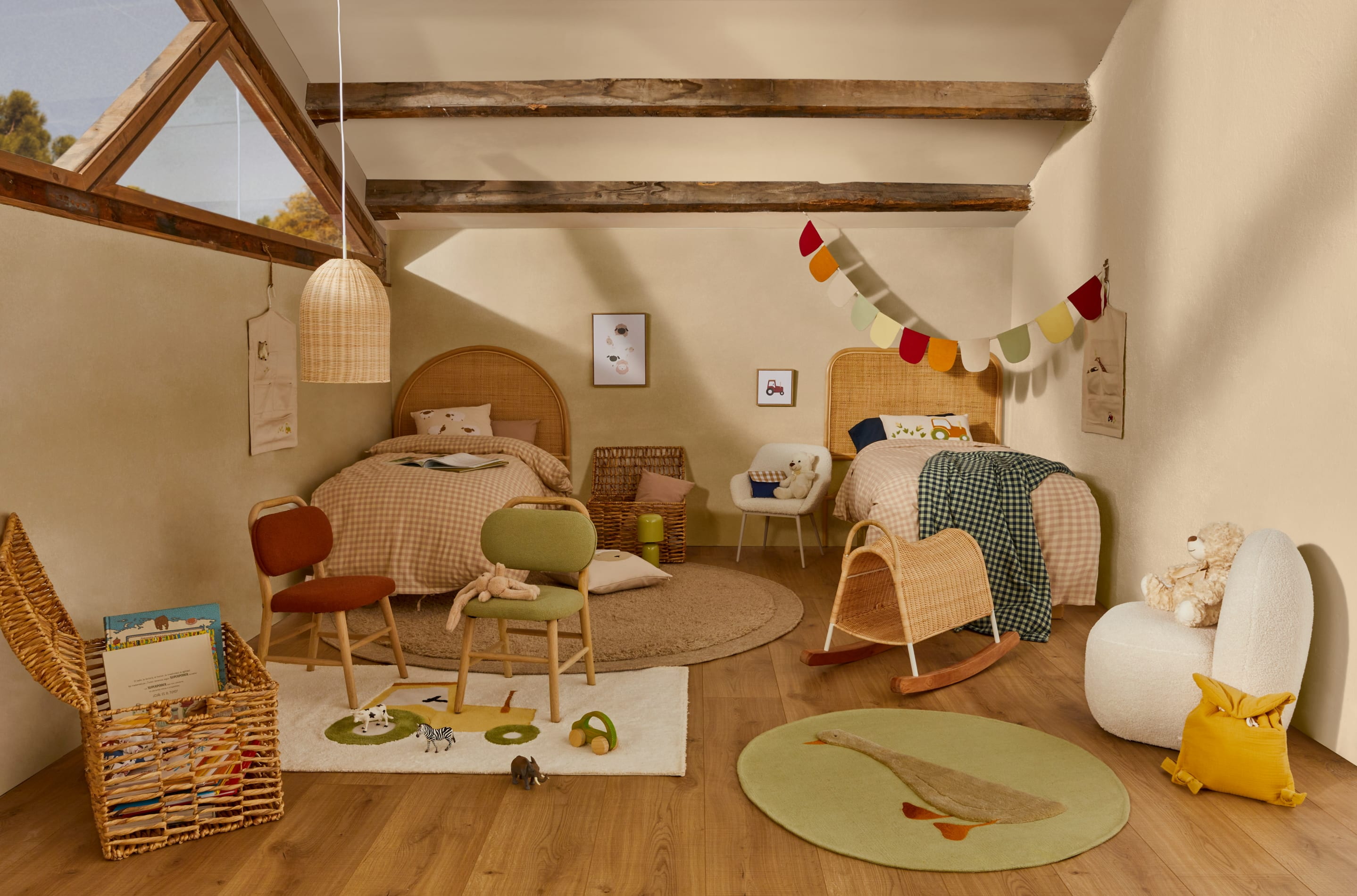 Kave Home Rond Vloerkleed 'Milu' 100cm