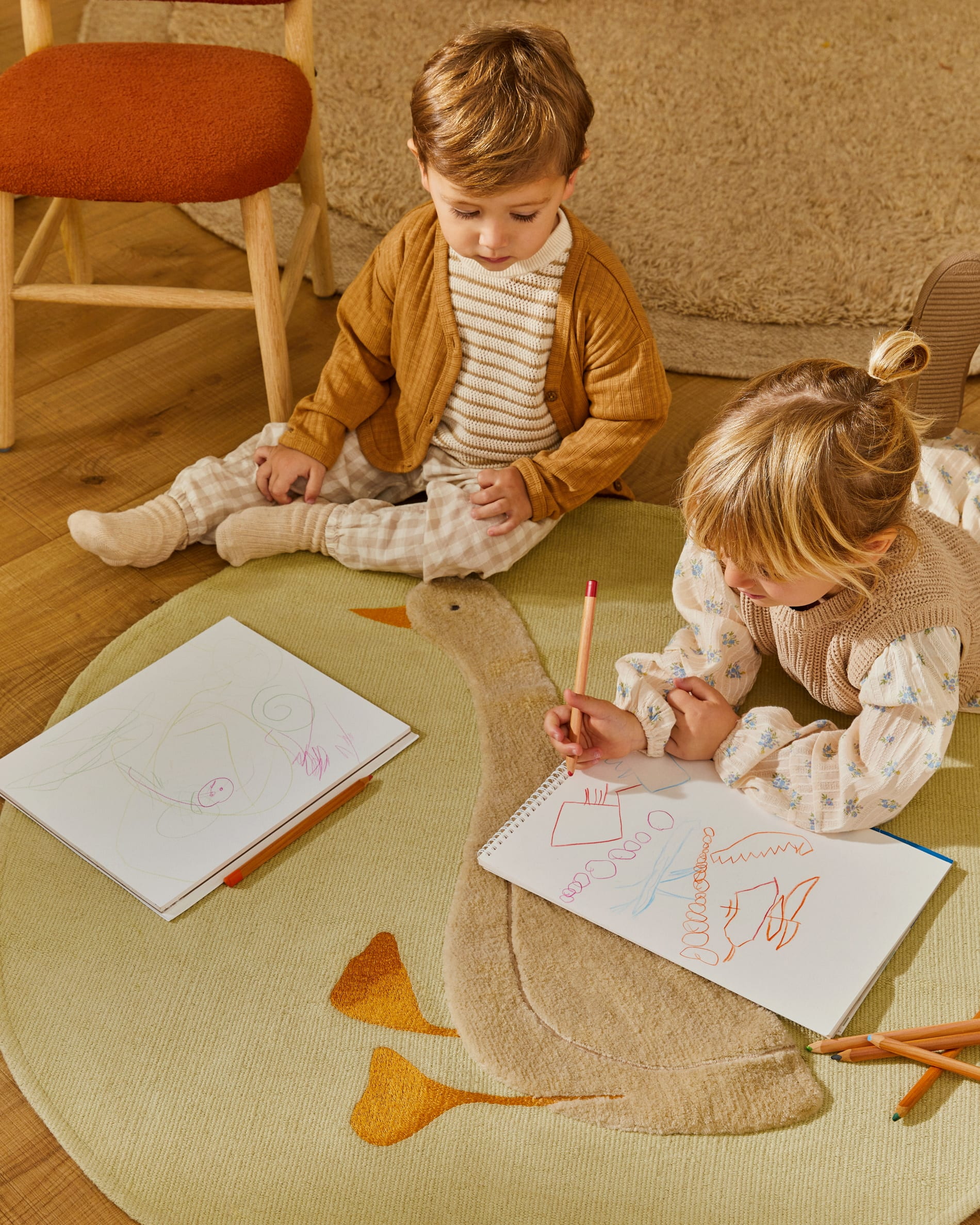 Kave Home Rond Vloerkleed 'Milu' 100cm