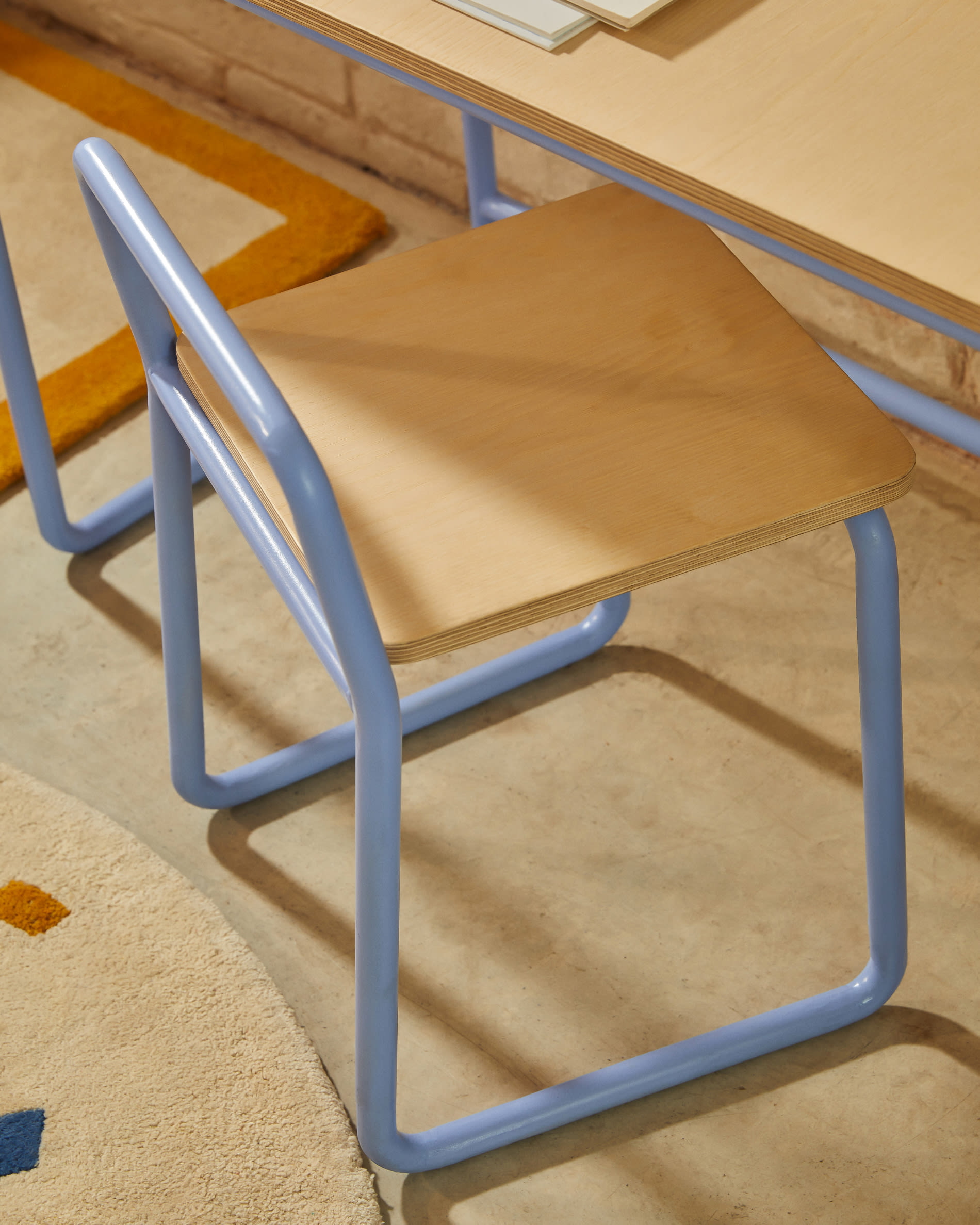 Kave Home Kinderstoel 'Tinn' kleur Blauw
