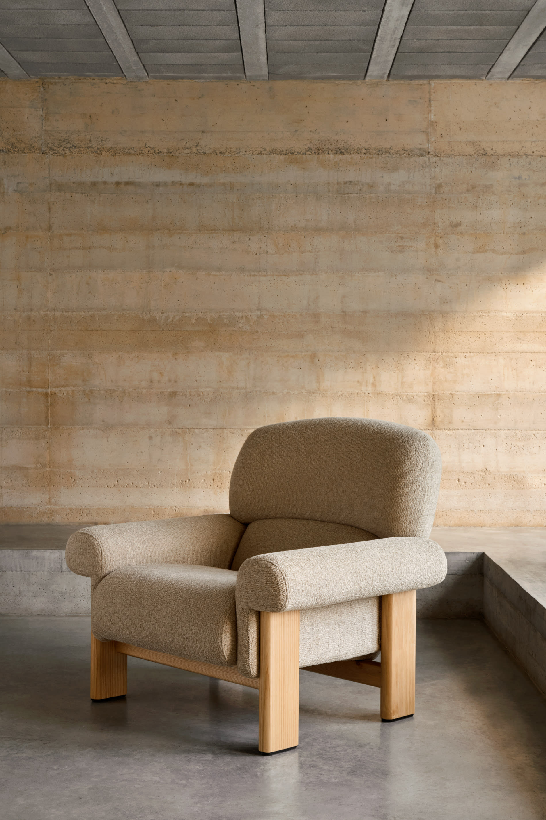 Kave Home Fauteuil 'Cabana' Chenille, kleur Beige