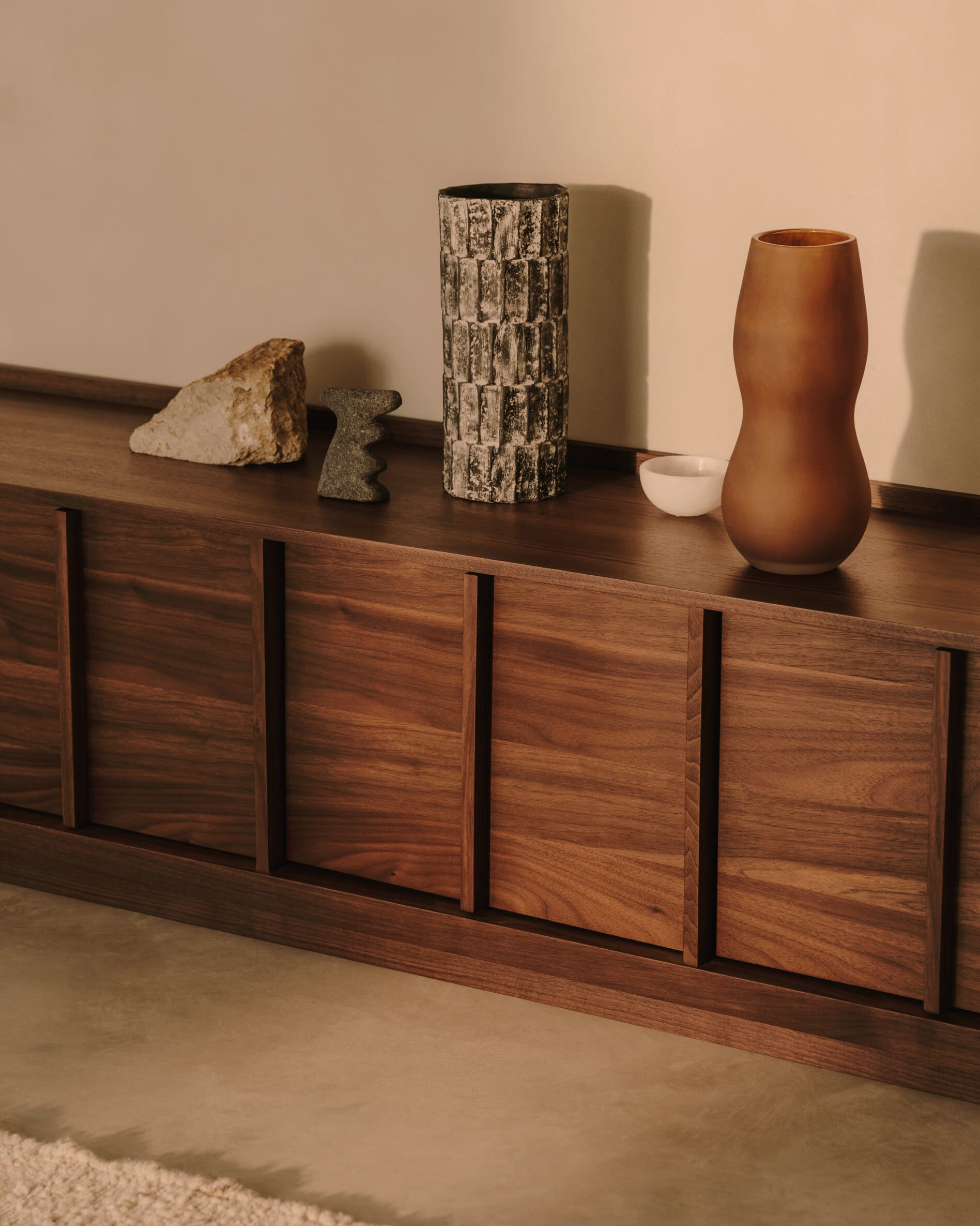 Kave Home TV-meubel 'Onix' Notenfineer, 200cm
