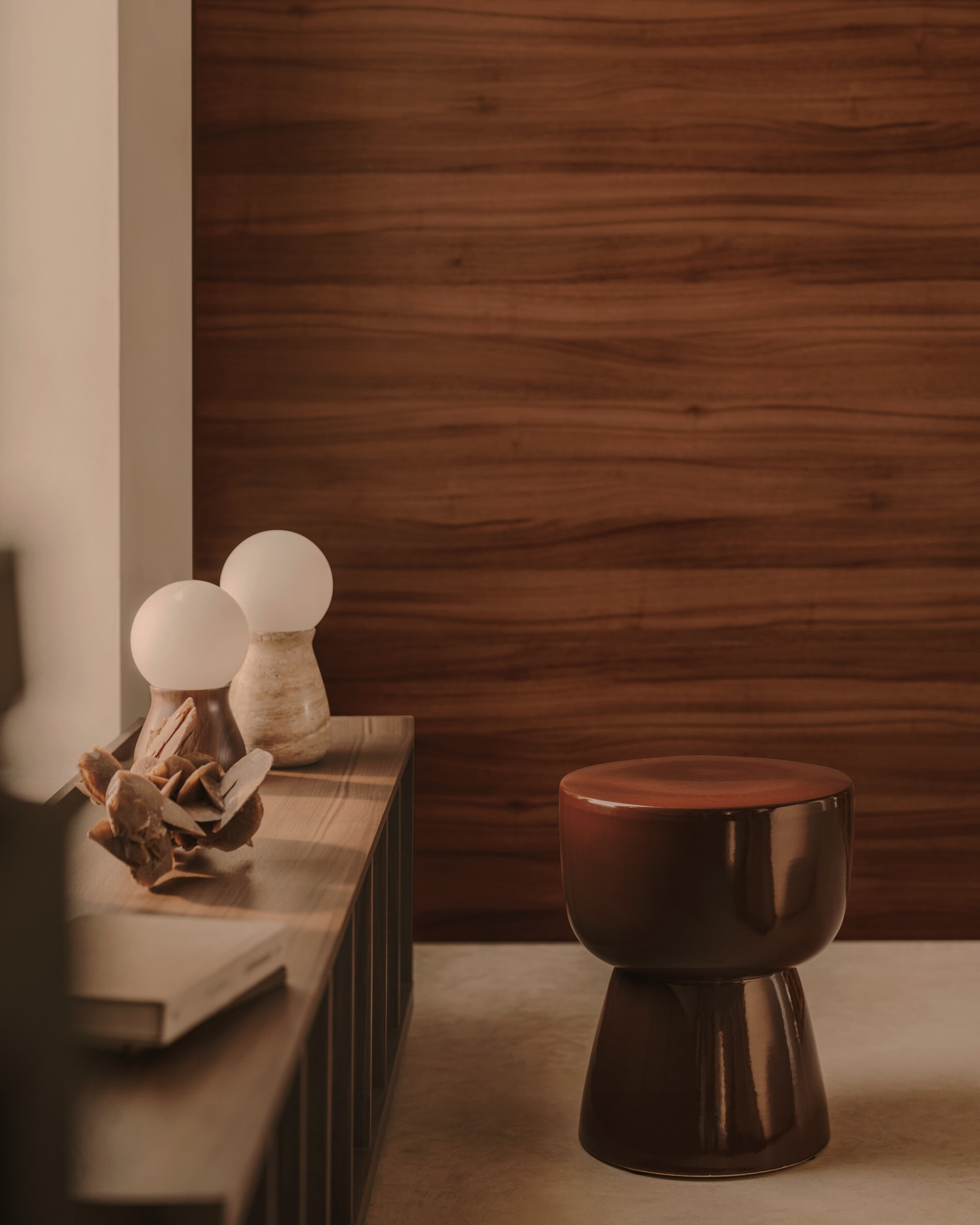 Kave Home TV-meubel 'Onix' Notenfineer, 200cm