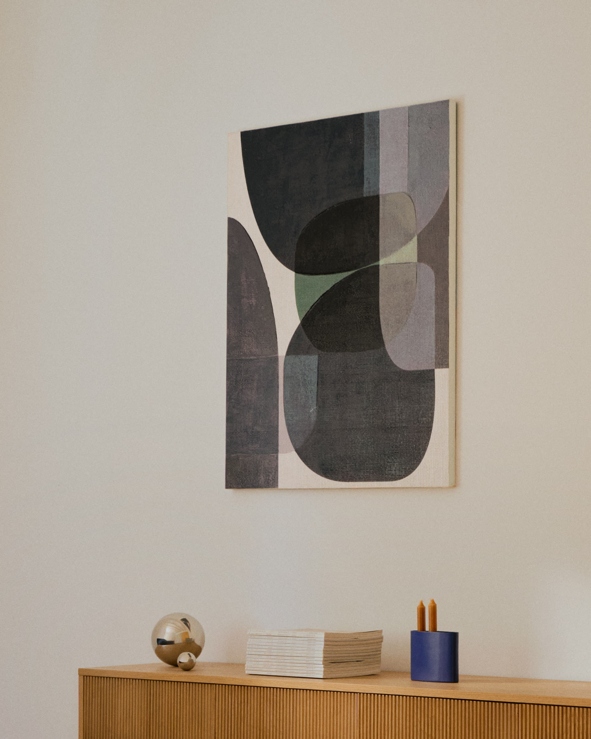 Kave Home Schilderij 'Nemsa' 100 x 80cm