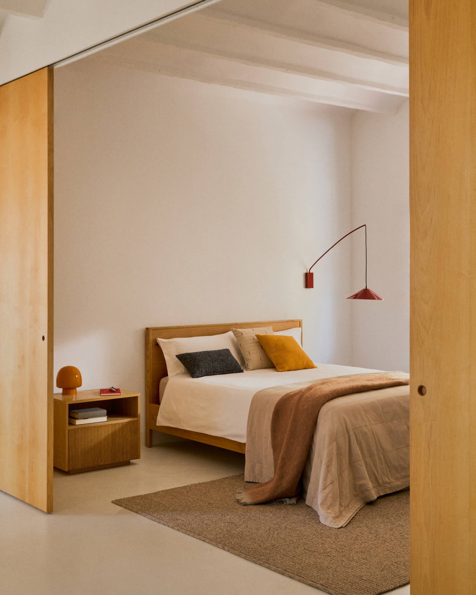 Kave Home Bed 'Alguema' Eiken, 160 x 200cm