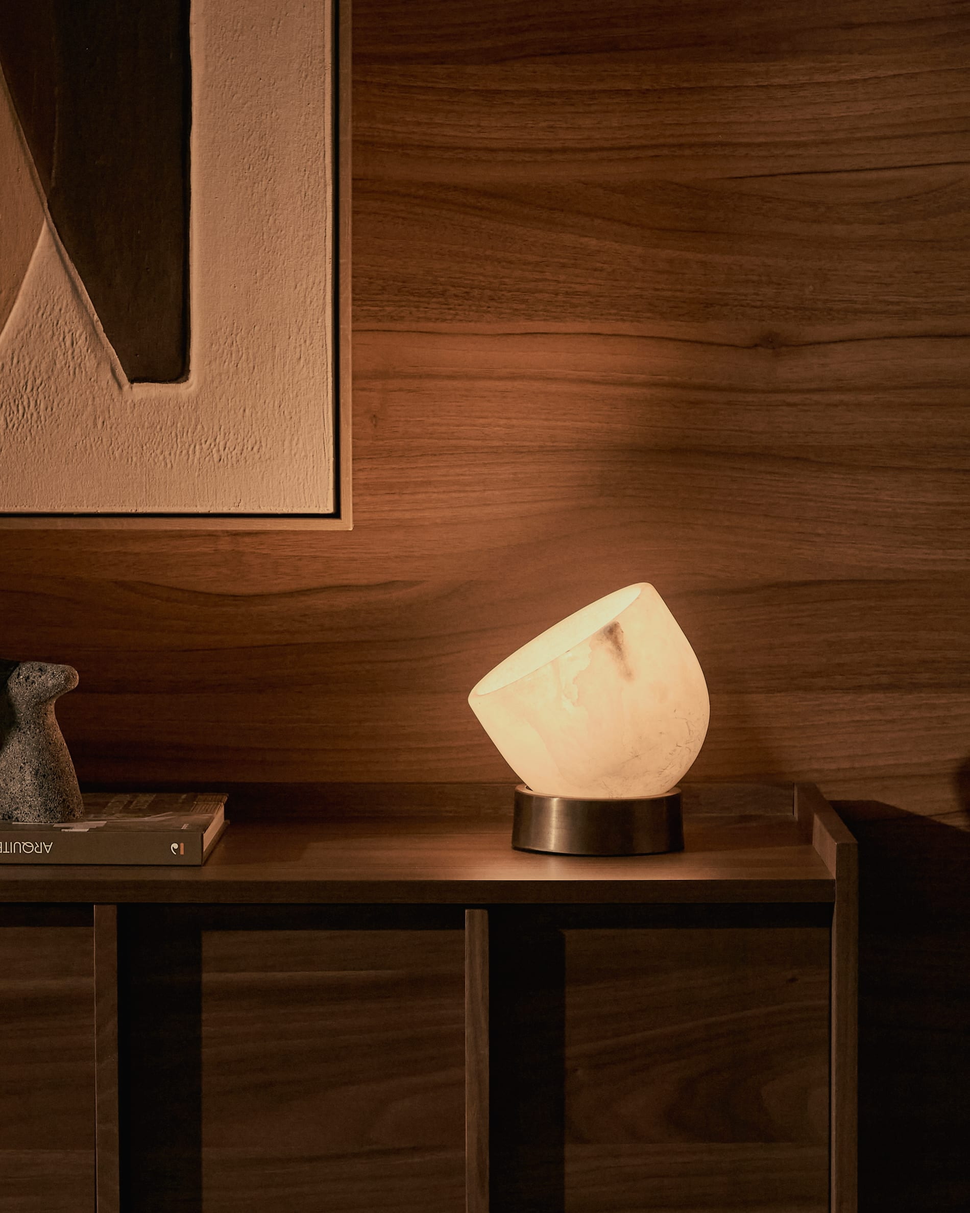 Kave Home Hanglamp 'Shenli' Albast, 15cm