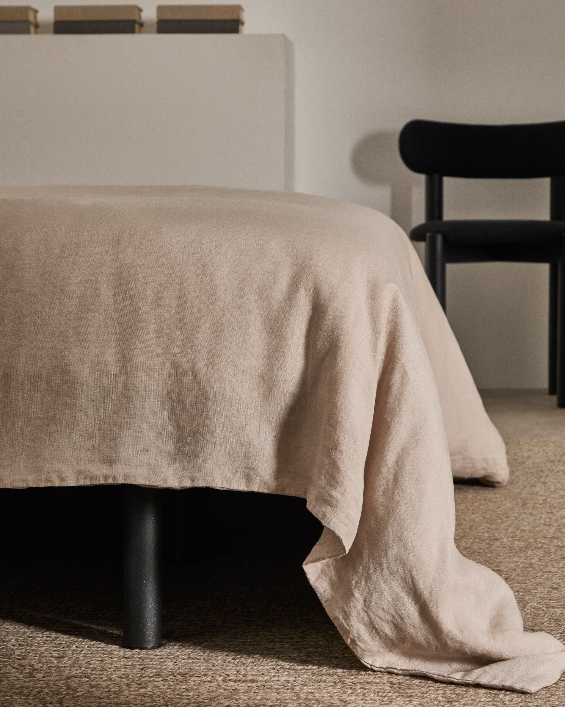 Kave Home Poot 'Lyx' t.b.v. Lattenbodem Talo, kleur Antraciet