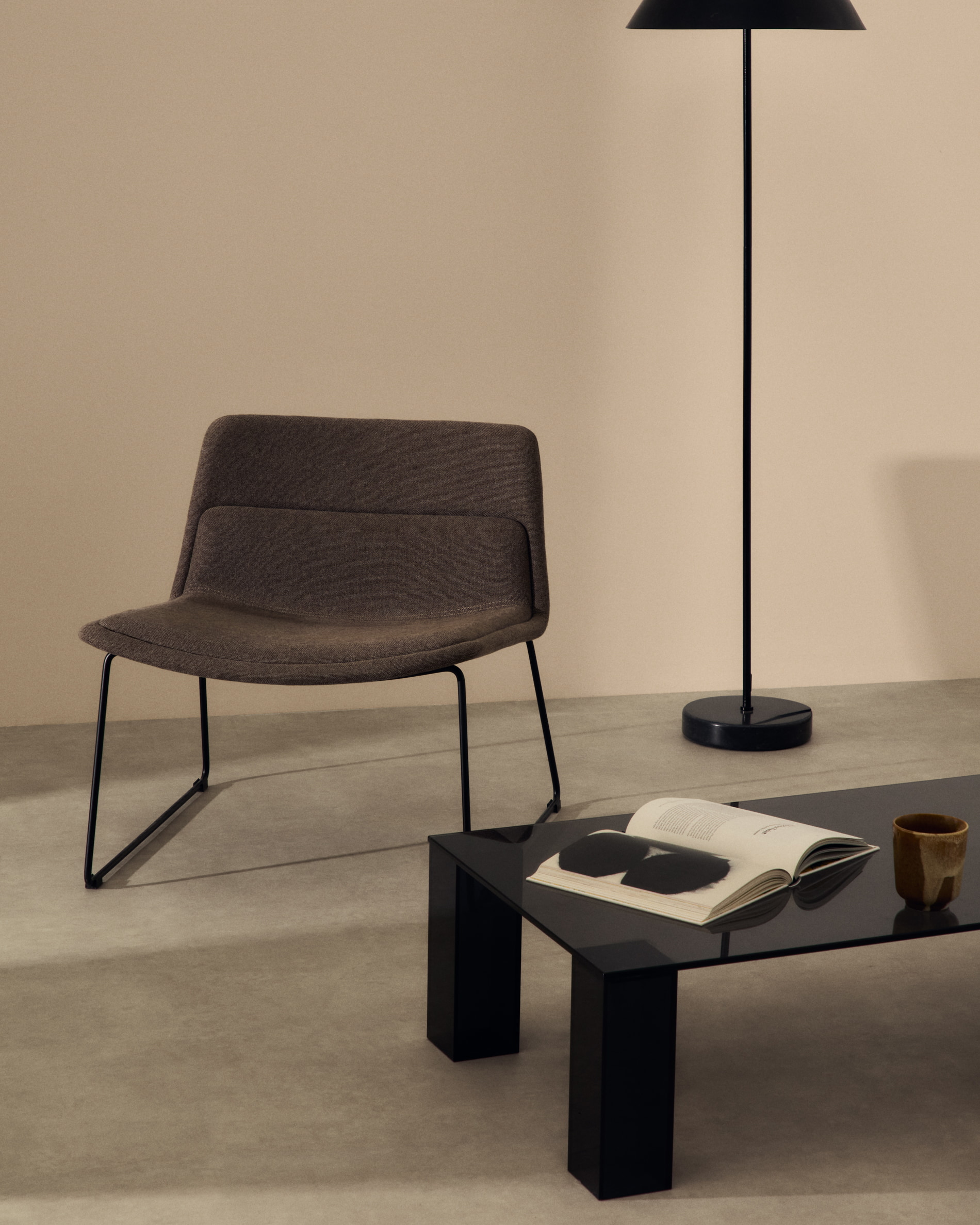 Kave Home Fauteuil 'Zahara' kleur Bruin