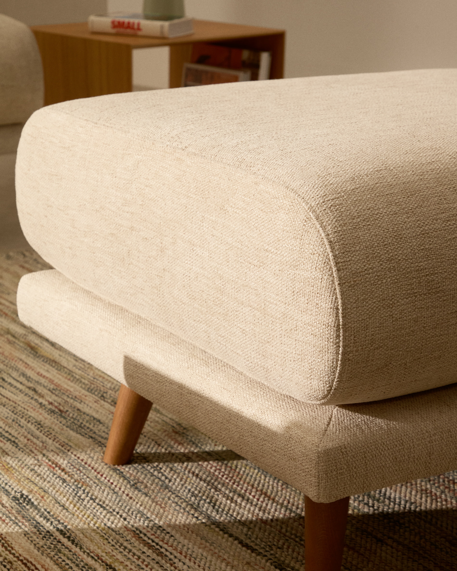 Kave Home Hocker 'Karin' kleur Beige