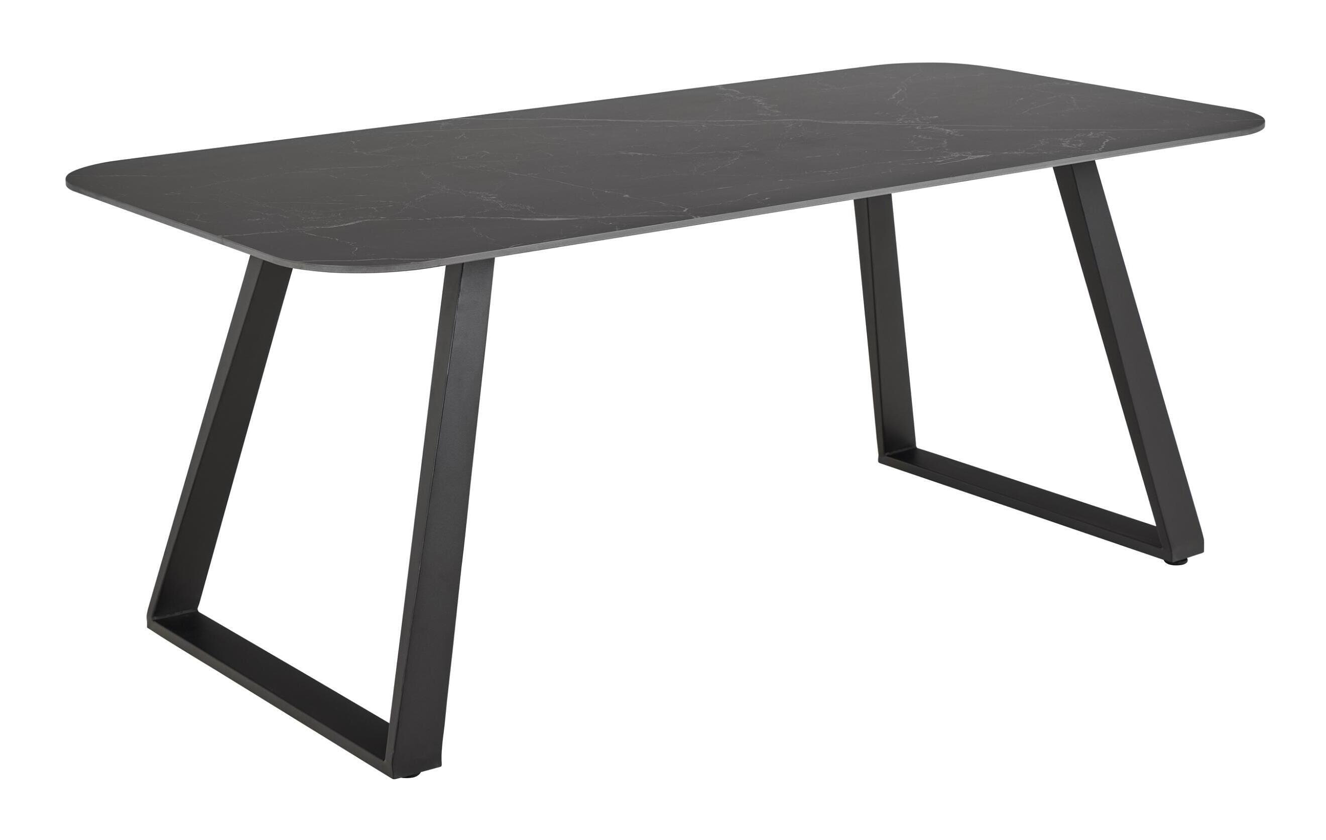 Bendt Eettafel Ginni Keramiek, 180 x 90cm - Zwart