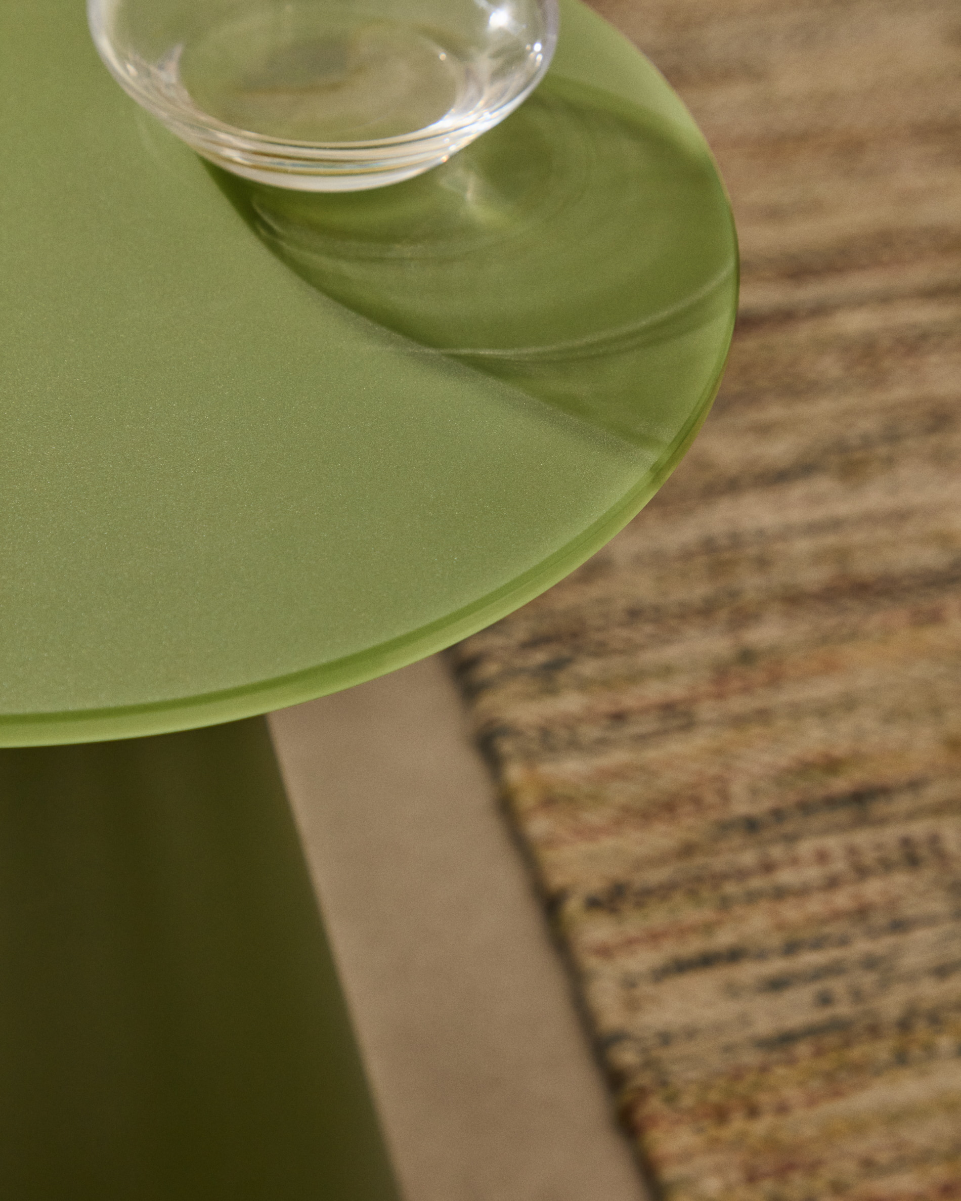 Kave Home Ronde Bijzettafel 'Wilshire' 30cm, kleur Donkergroen