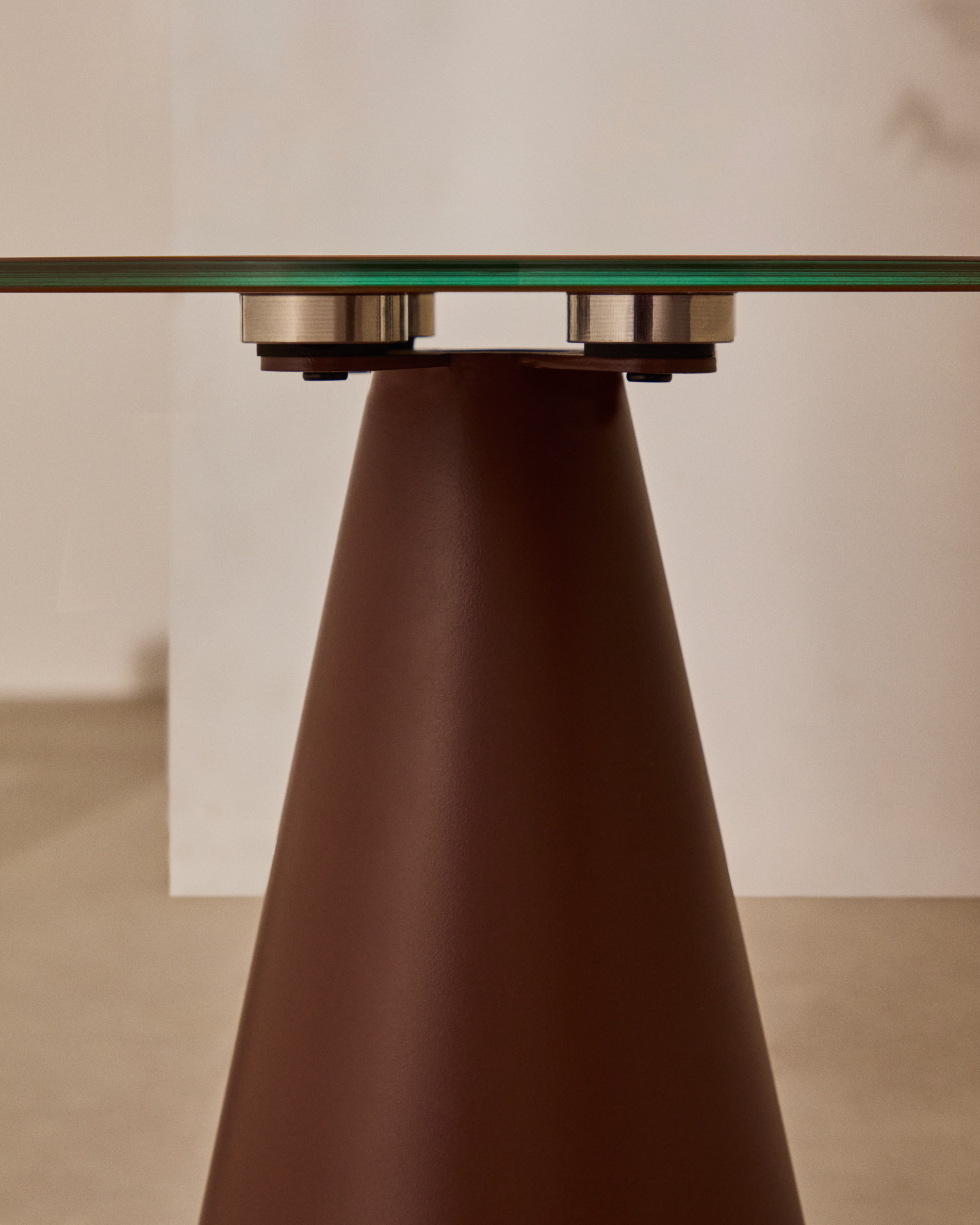 Kave Home Ronde Bijzettafel 'Wilshire' 30cm, kleur Terracotta