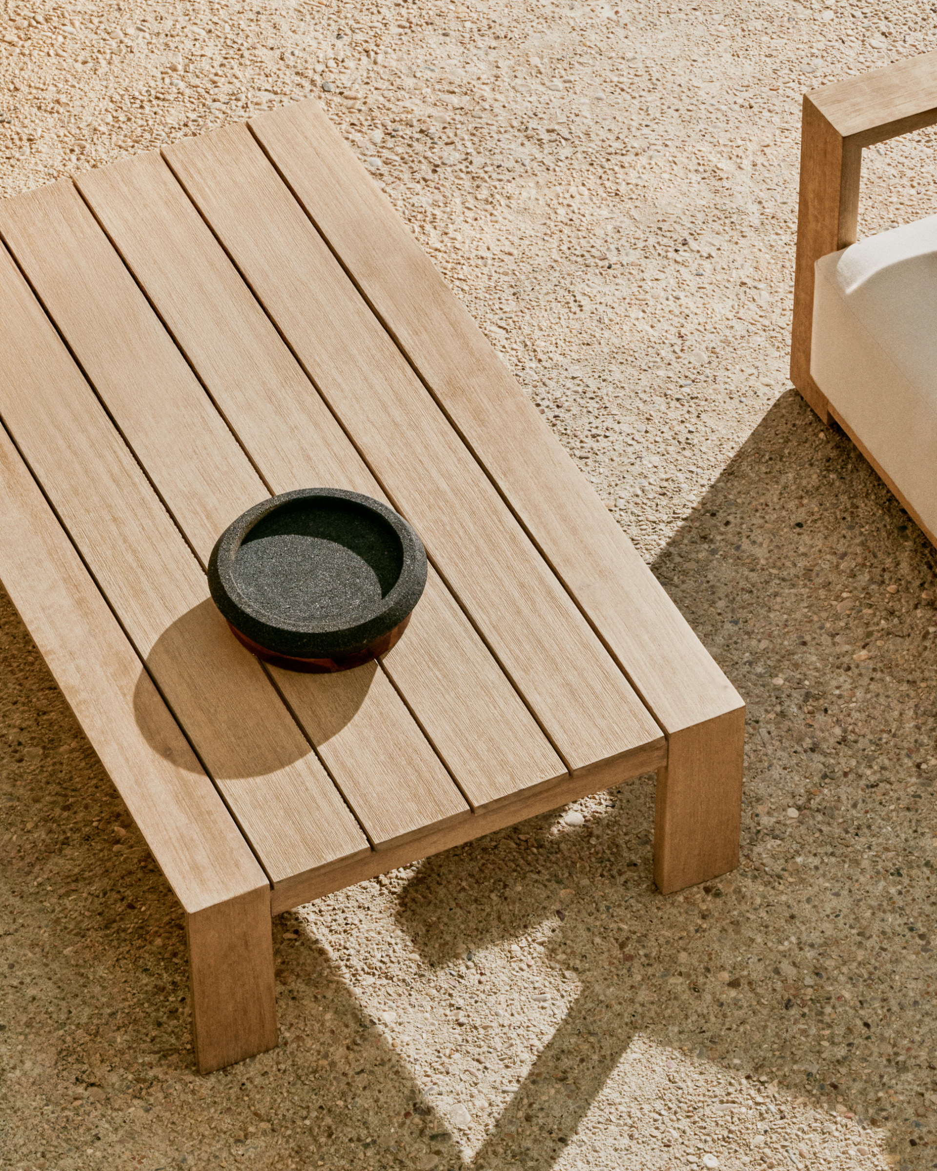 Kave Home Salontafel 'Ambra' Acaciahout, 140 x 82cm