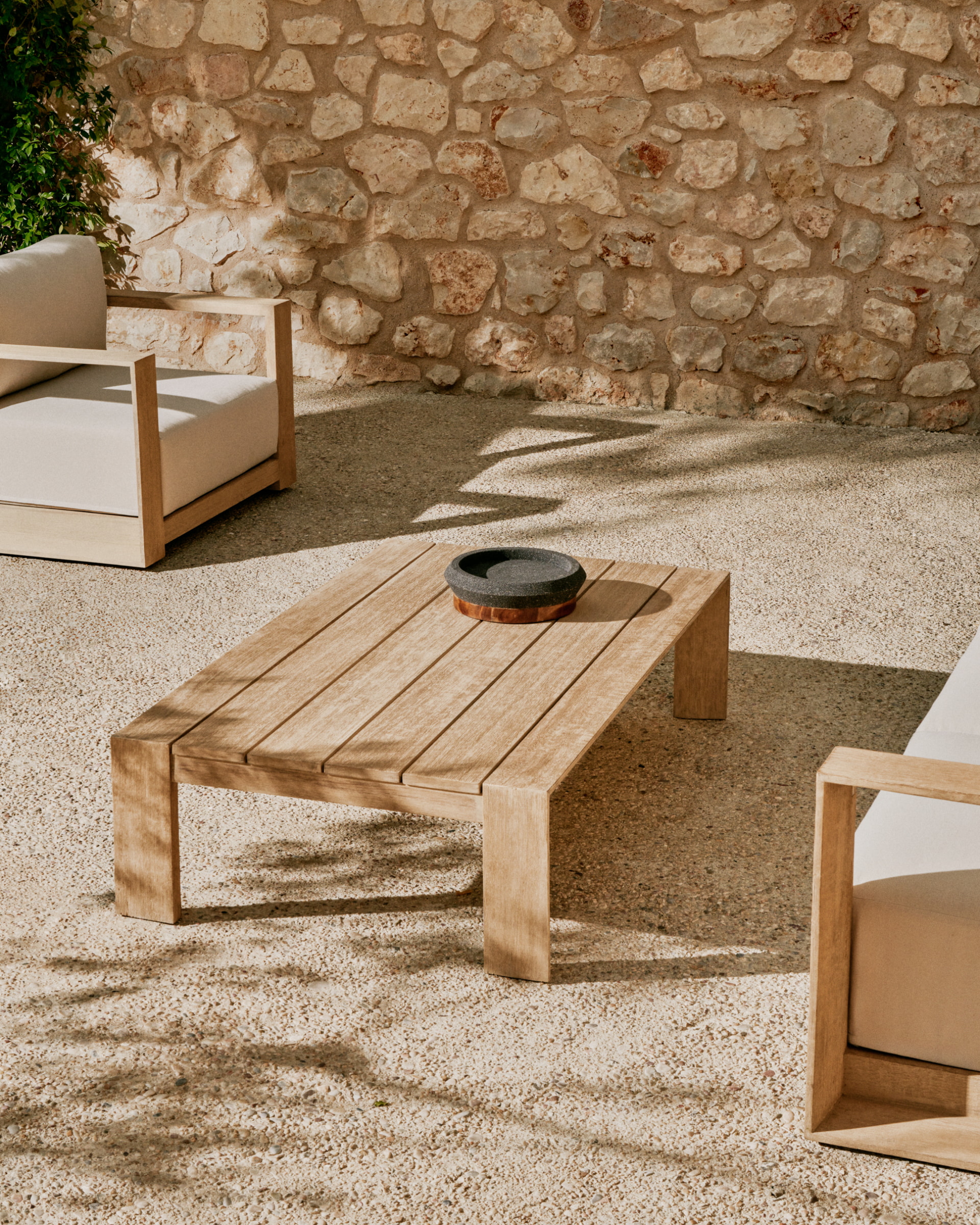 Kave Home Salontafel 'Ambra' Acaciahout, 140 x 82cm