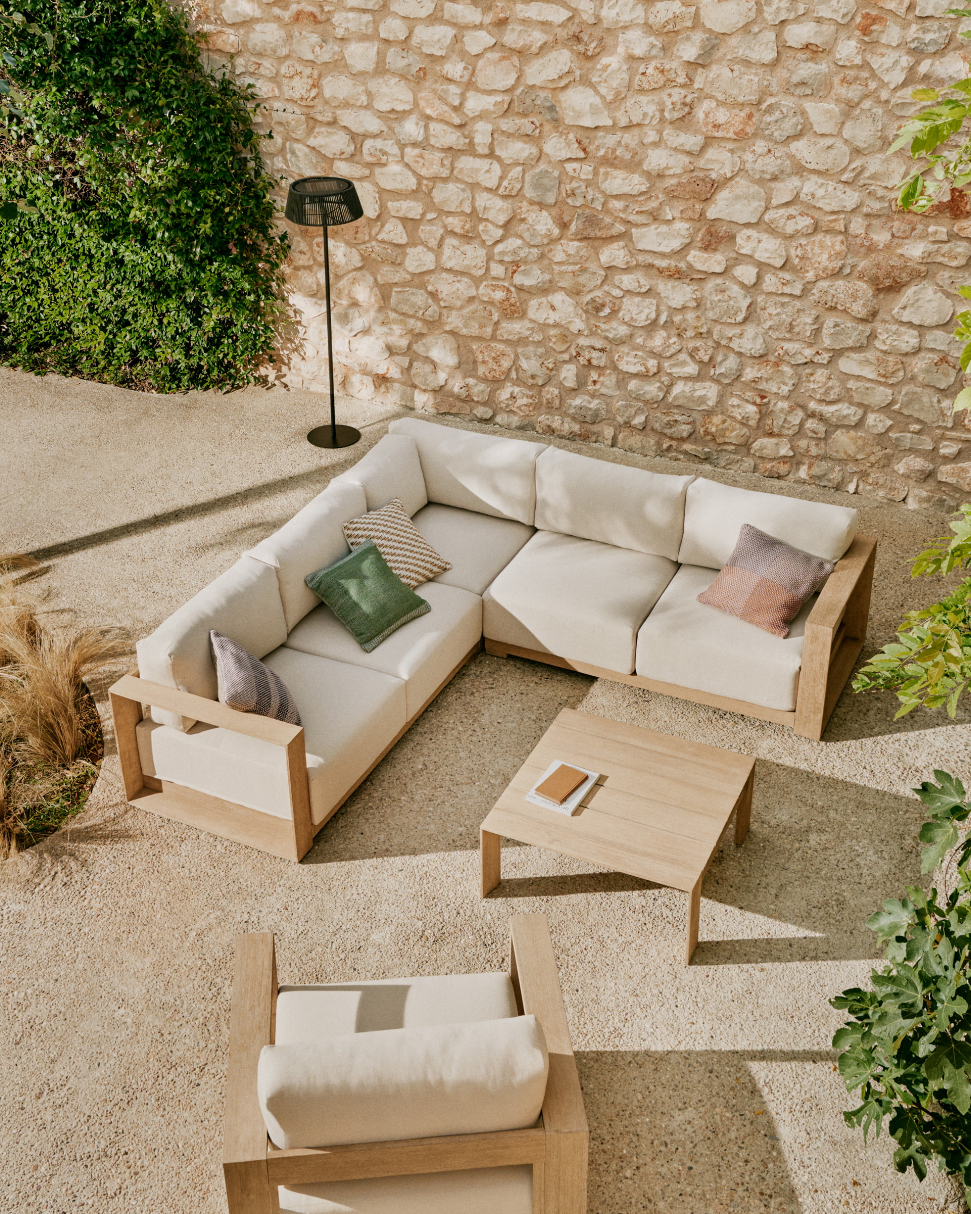 Kave Home Salontafel 'Ambra' Acaciahout, 82 x 82cm