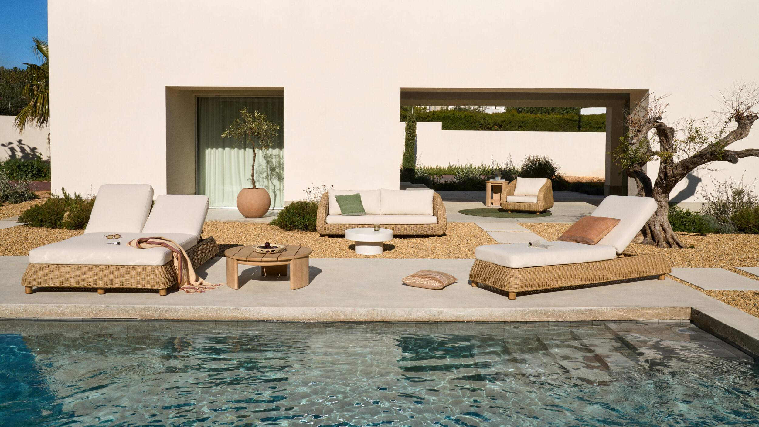 Kave Home Ligbed 'Meria' Rattan