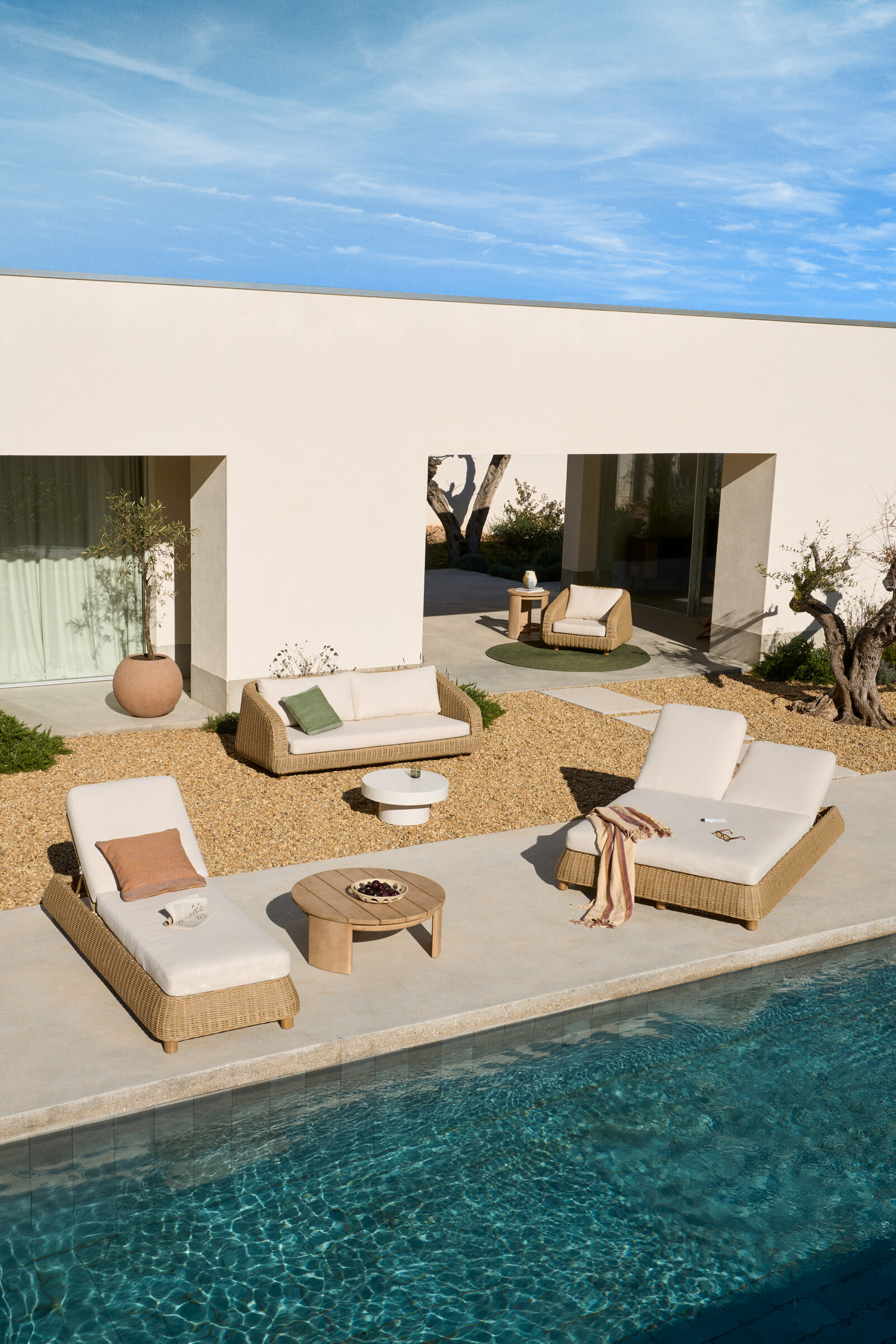 Kave Home Ligbed 'Meria' Rattan