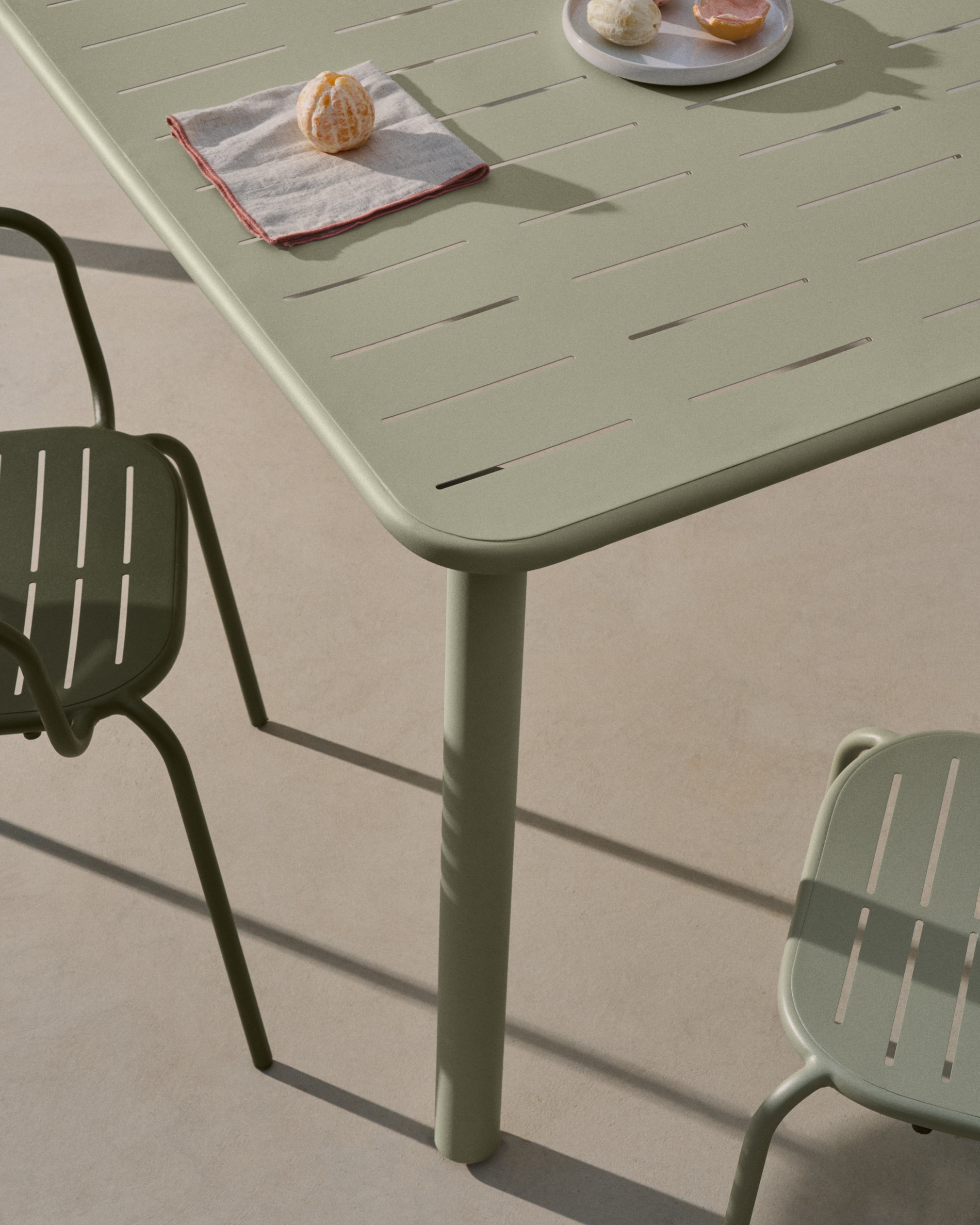 Kave Home Tuintafel 'Brai' 180 x 90cm, kleur Turquoise