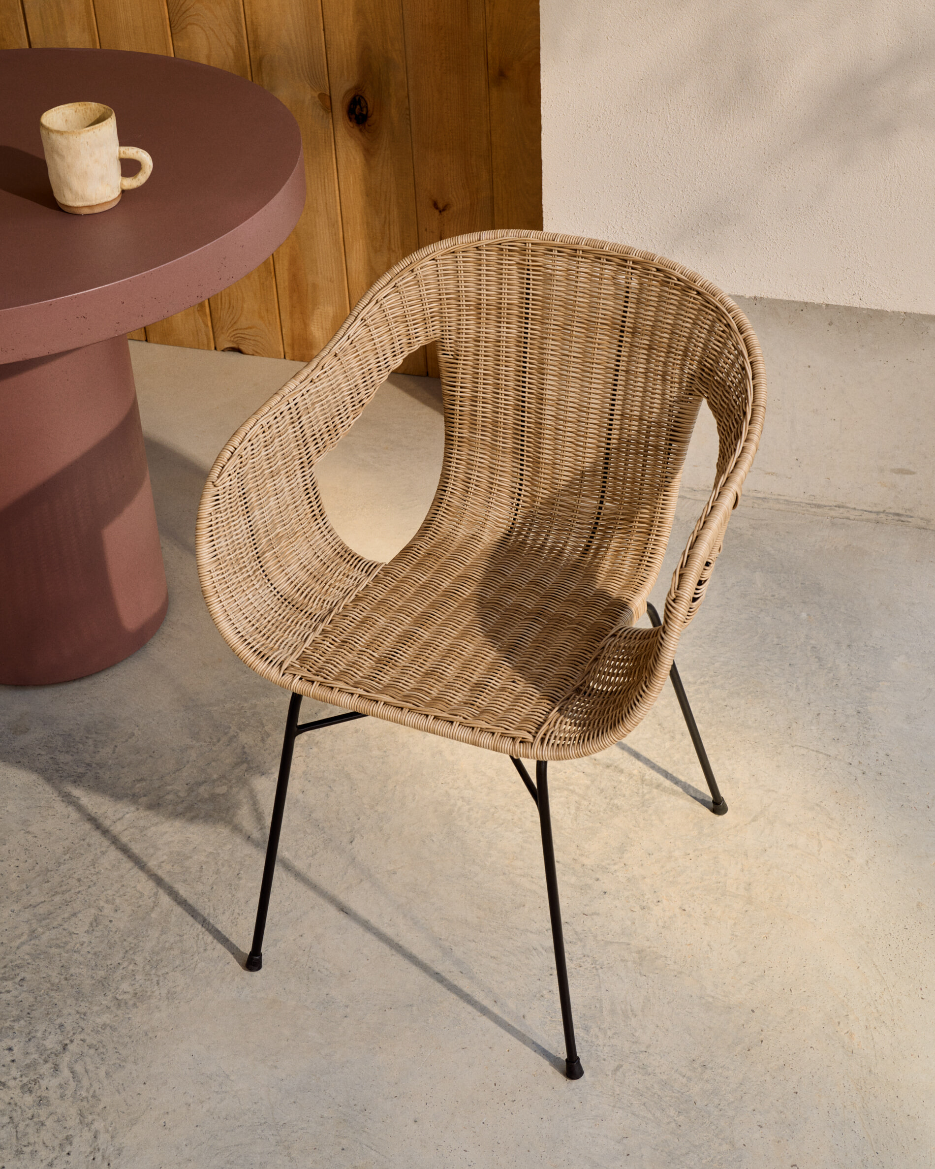 Kave Home Tuinstoel 'Eltiera' Rattan