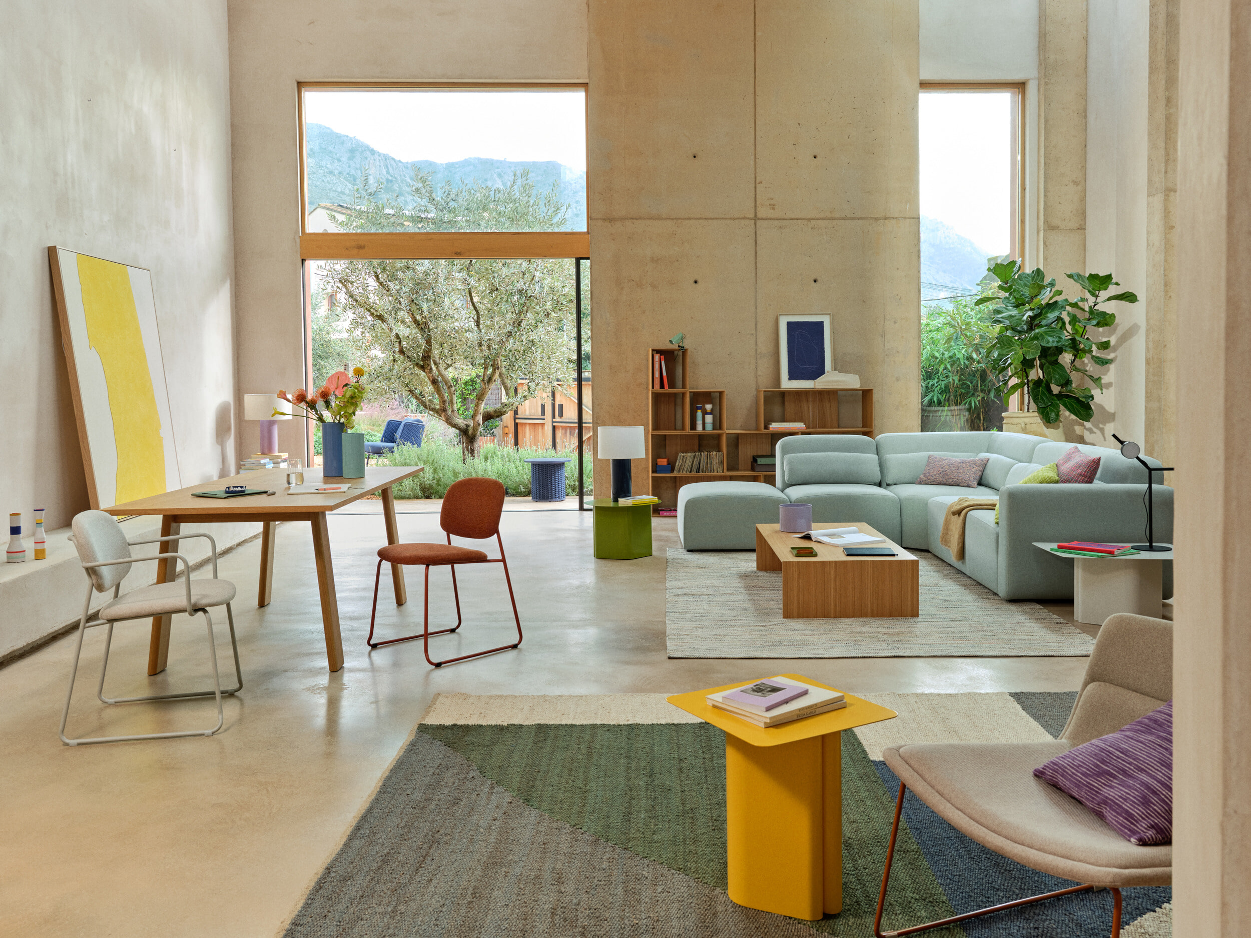 Kave Home Ronde Bijzettafel 'Arvin' 55cm, kleur Groen