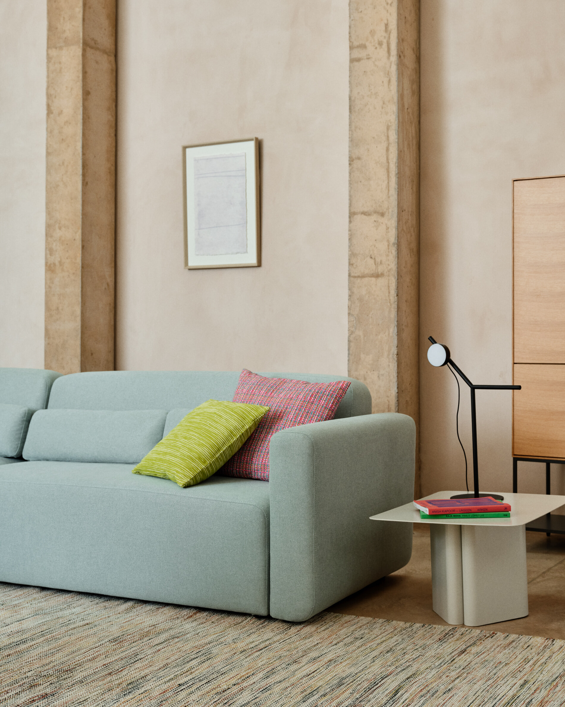 Kave Home Tafellamp 'Orey' Met verstelbare spot, kleur Zwart