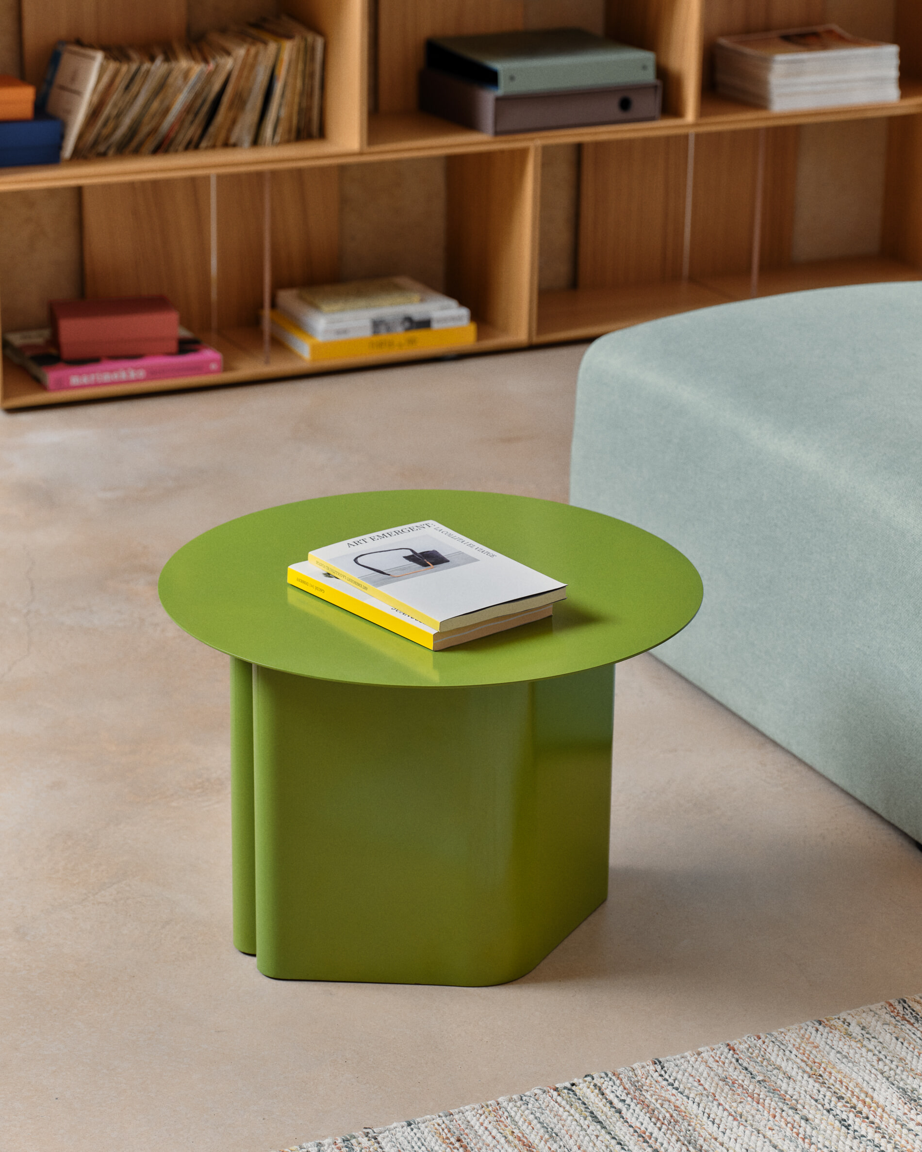 Kave Home Ronde Bijzettafel 'Arvin' 55cm, kleur Groen