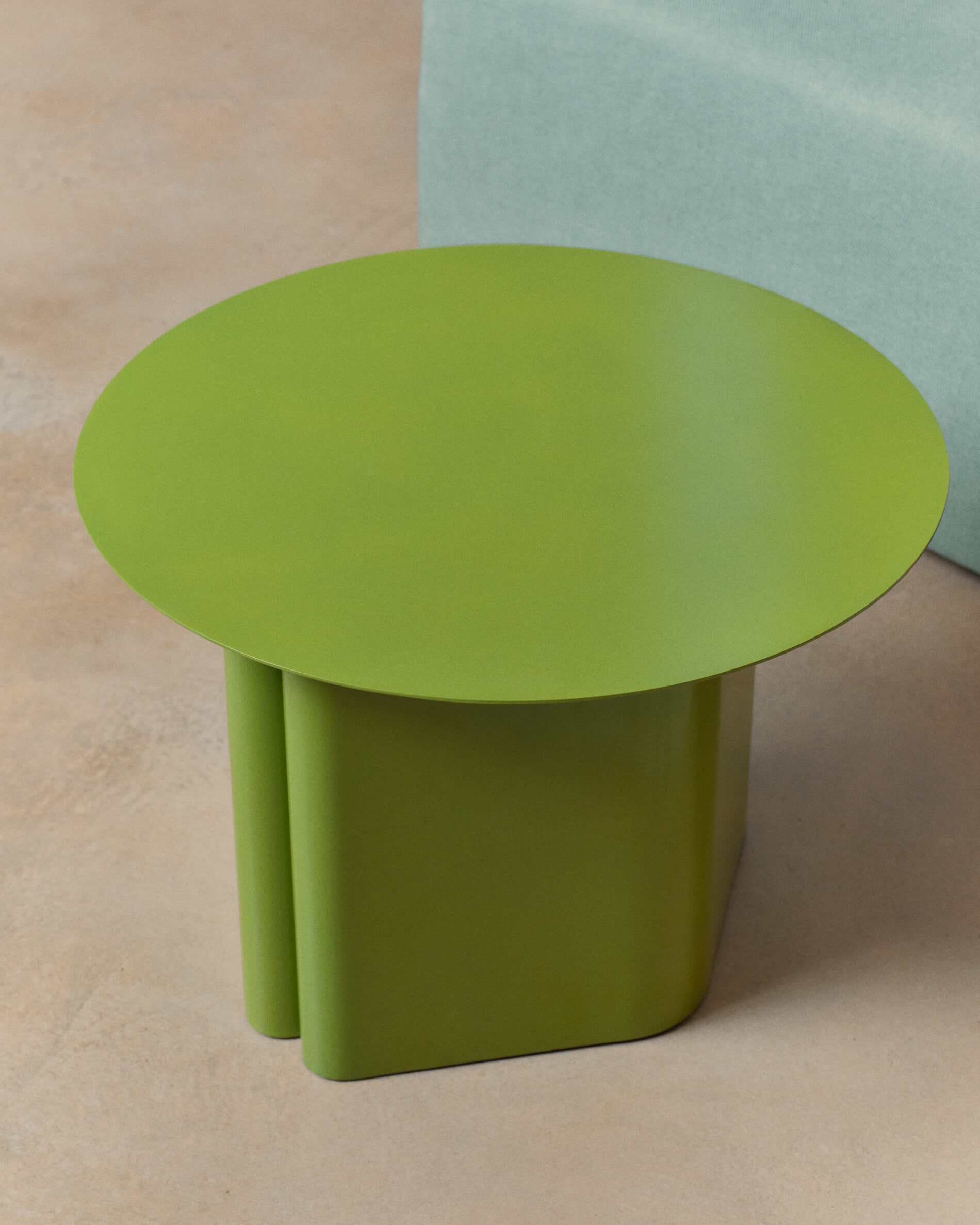 Kave Home Ronde Bijzettafel 'Arvin' 55cm, kleur Groen