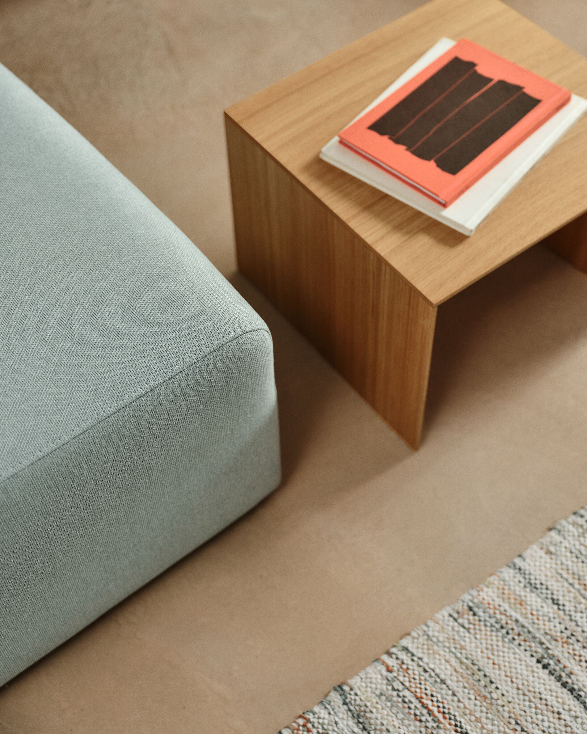 Kave Home Bijzettafel 'Litto' Eiken, Set van 3 stuks, kleur Naturel