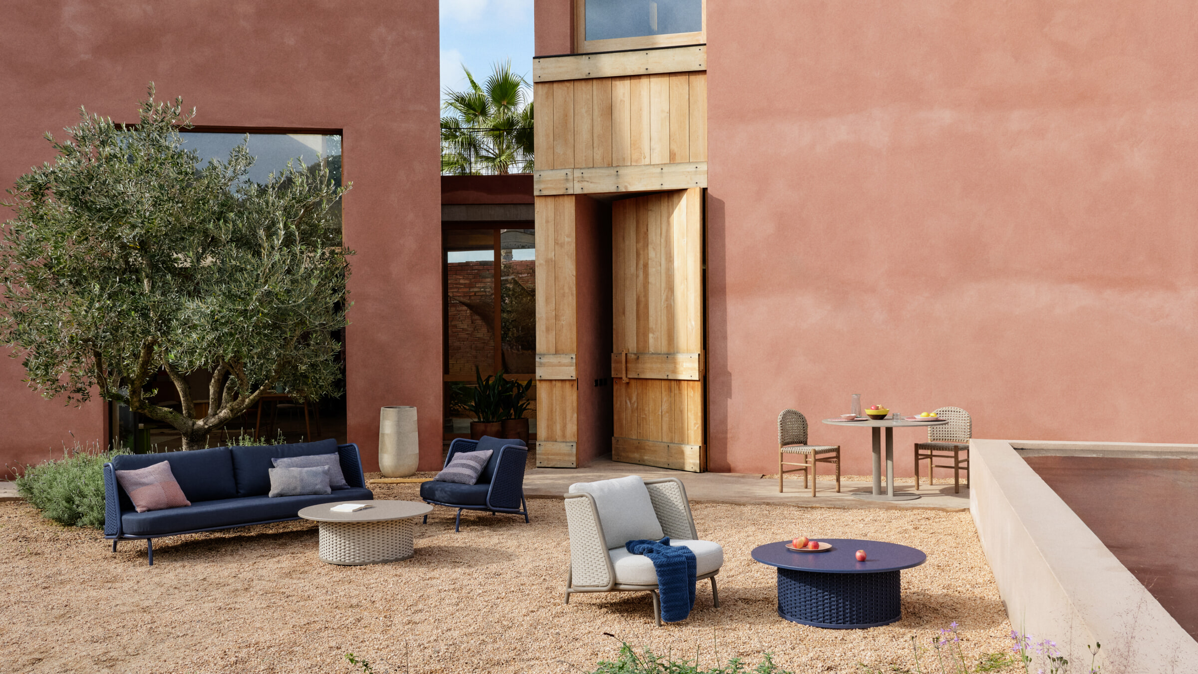 Kave Home Outdoor Fauteuil 'Sedalis' Touw, kleur Taupe