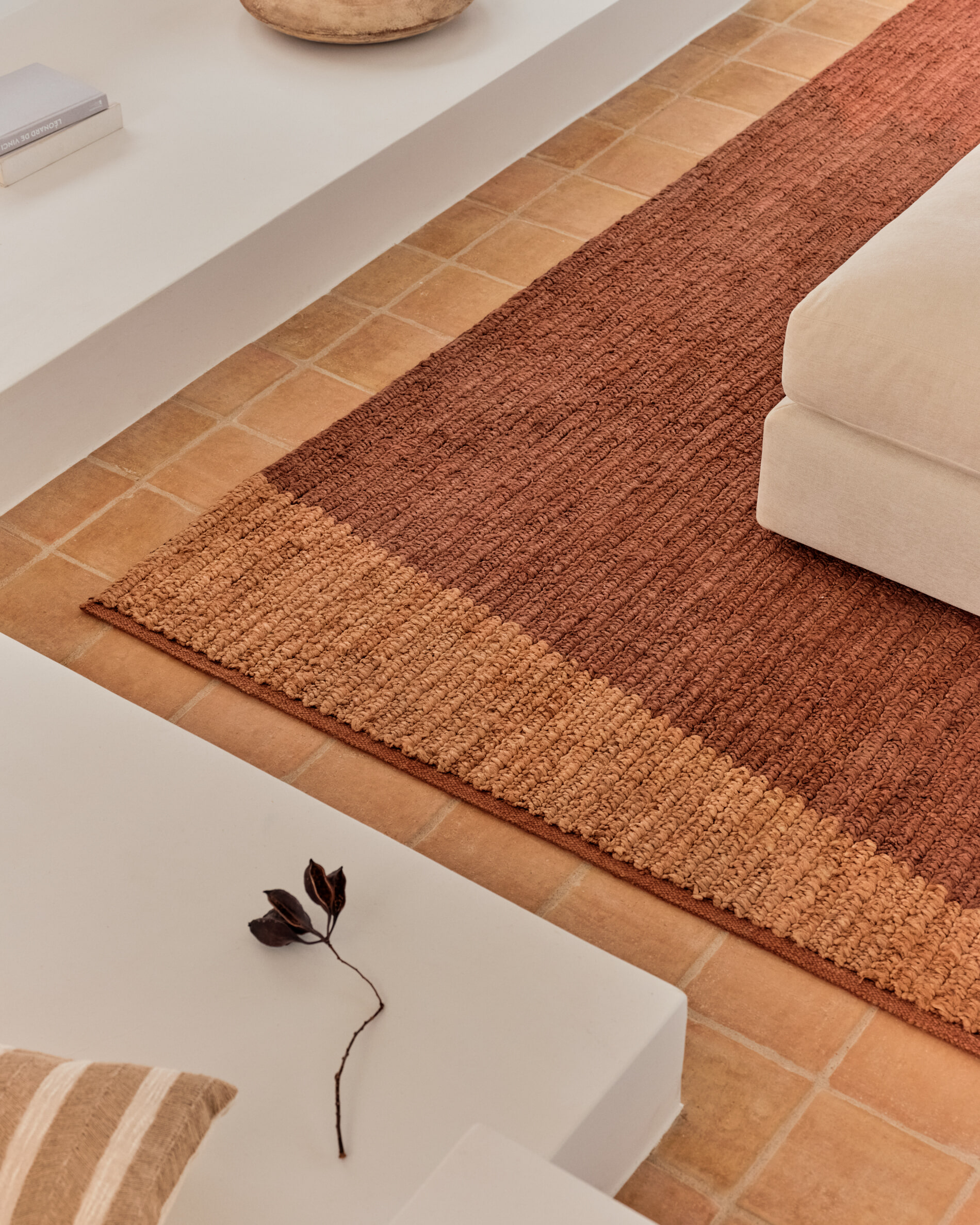 Kave Home Hocker 'Alea' kleur Ecru