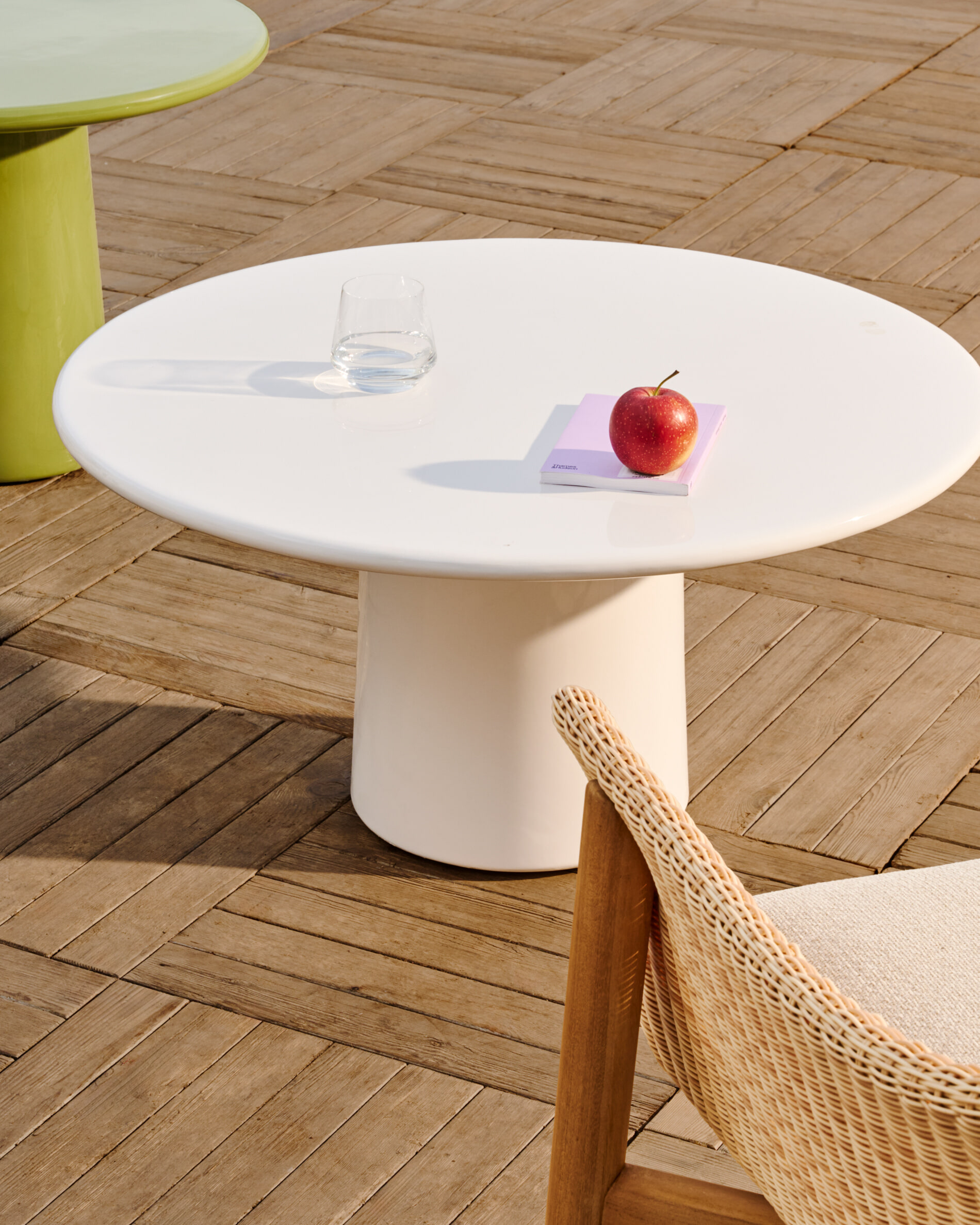 Kave Home Outdoor Fauteuil 'Galea' Teakhout en rattan