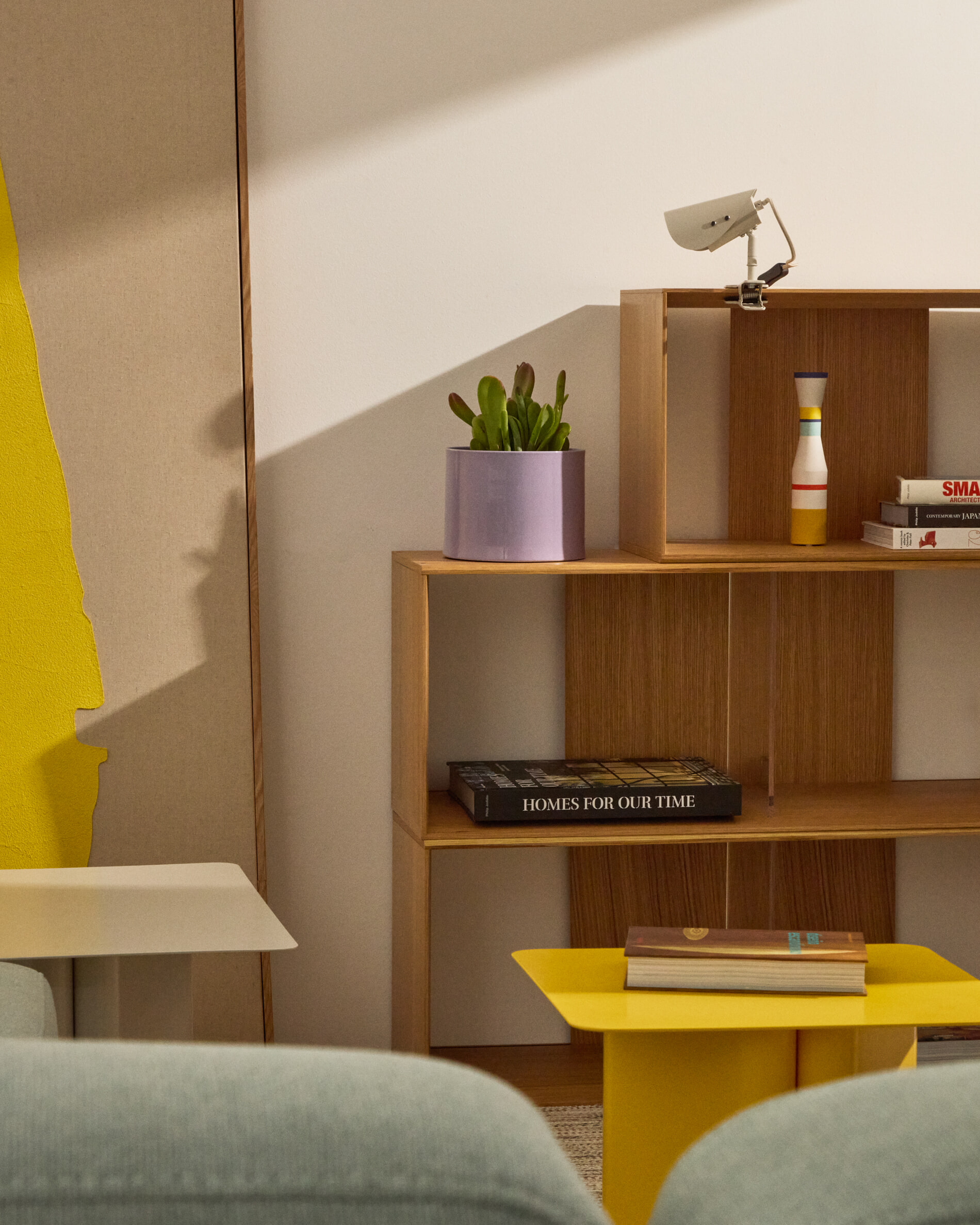 Kave Home Tafellamp 'Jula' Met klem, kleur Grijs