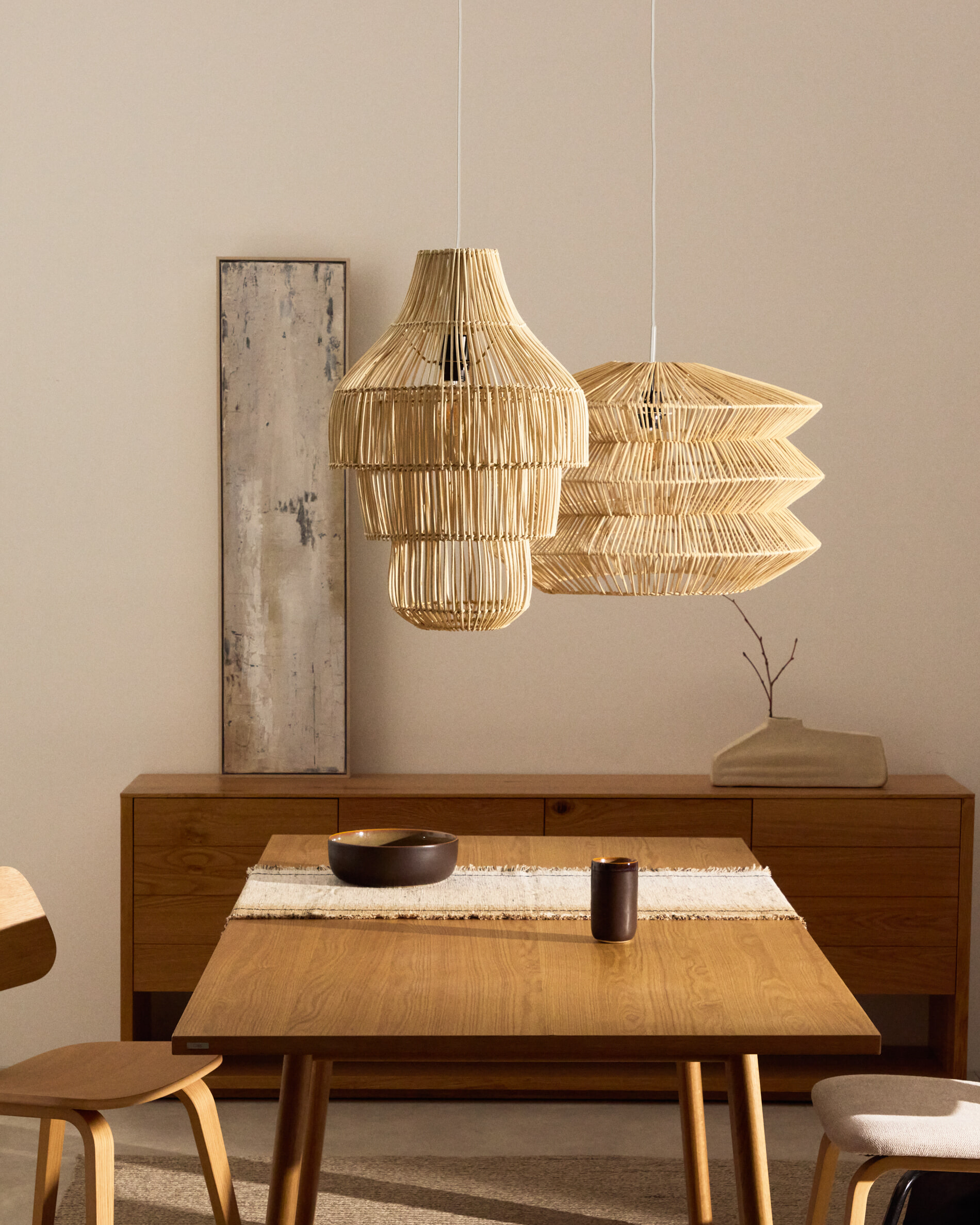 Ronde Lamp Handgeweven Rieten Kap Sferische Verlichtingsarmatuur Van Natuurlijk Materiaal Eetkamer Slaapkamer Rustieke Stijl Hanglamp E27 Voet 1 Lamp