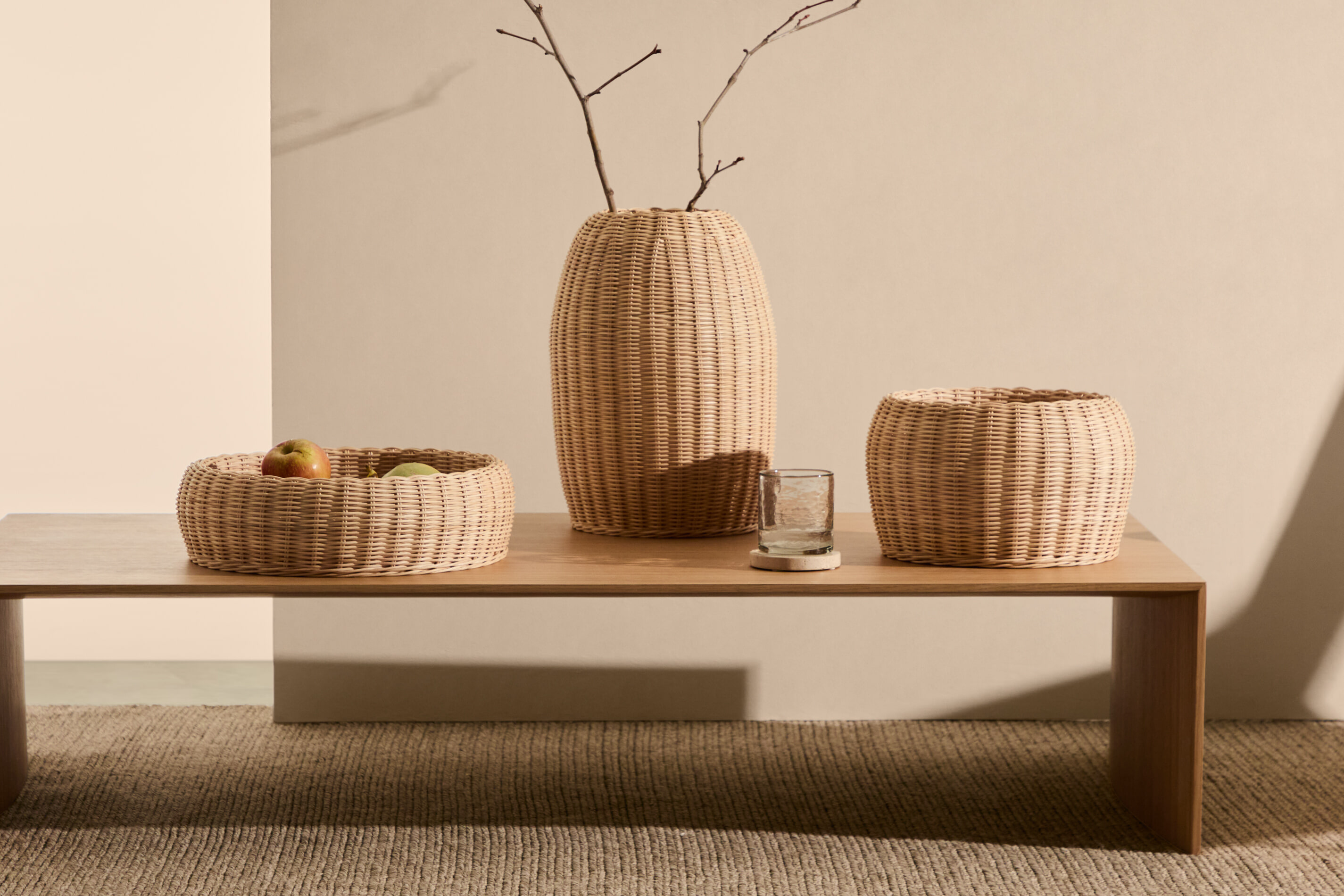 Kave Home Mand 'Zilna' Rotan, 31cm