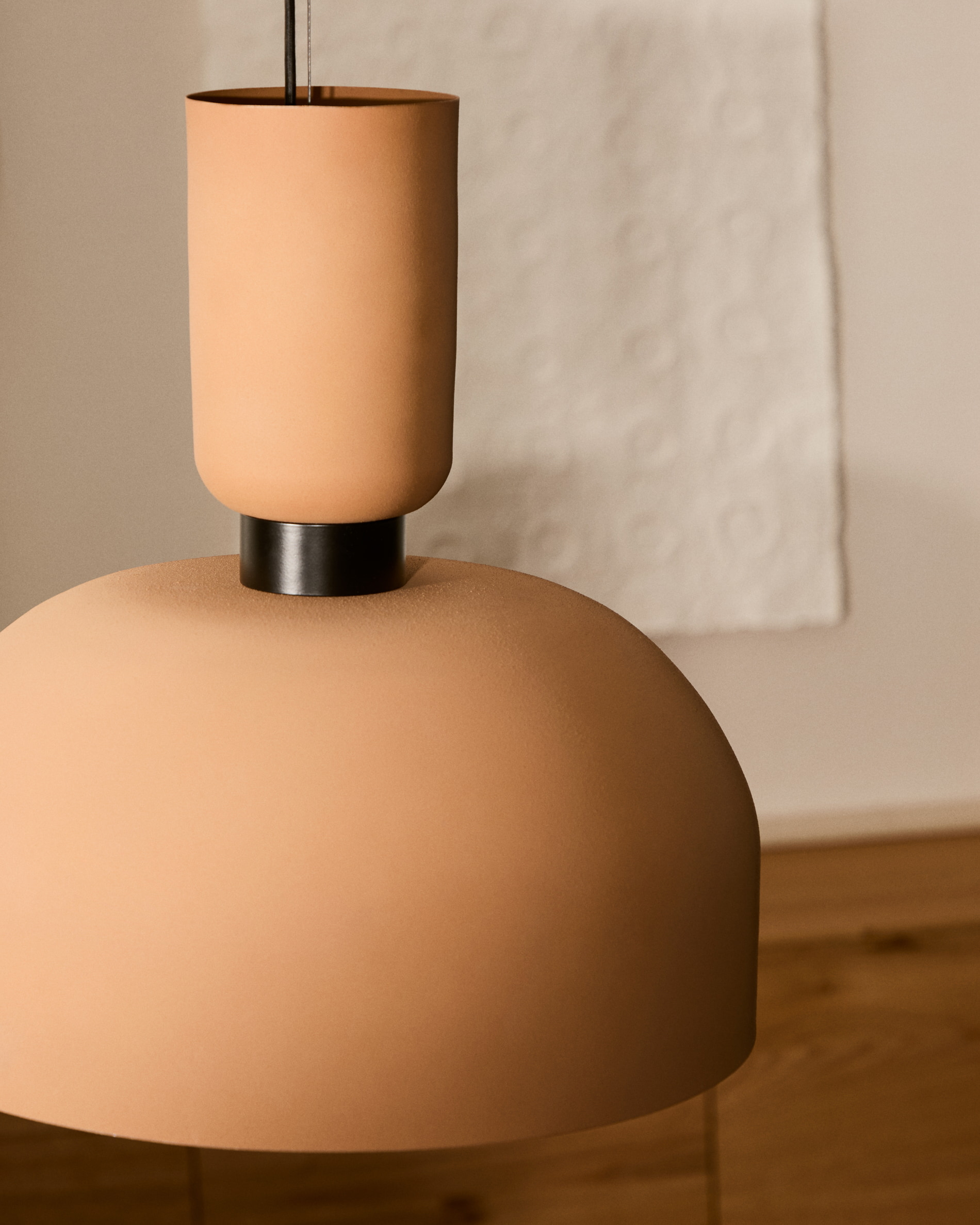 Kave Home Hanglamp 'Nibla' Kleipatroon, kleur Terracotta