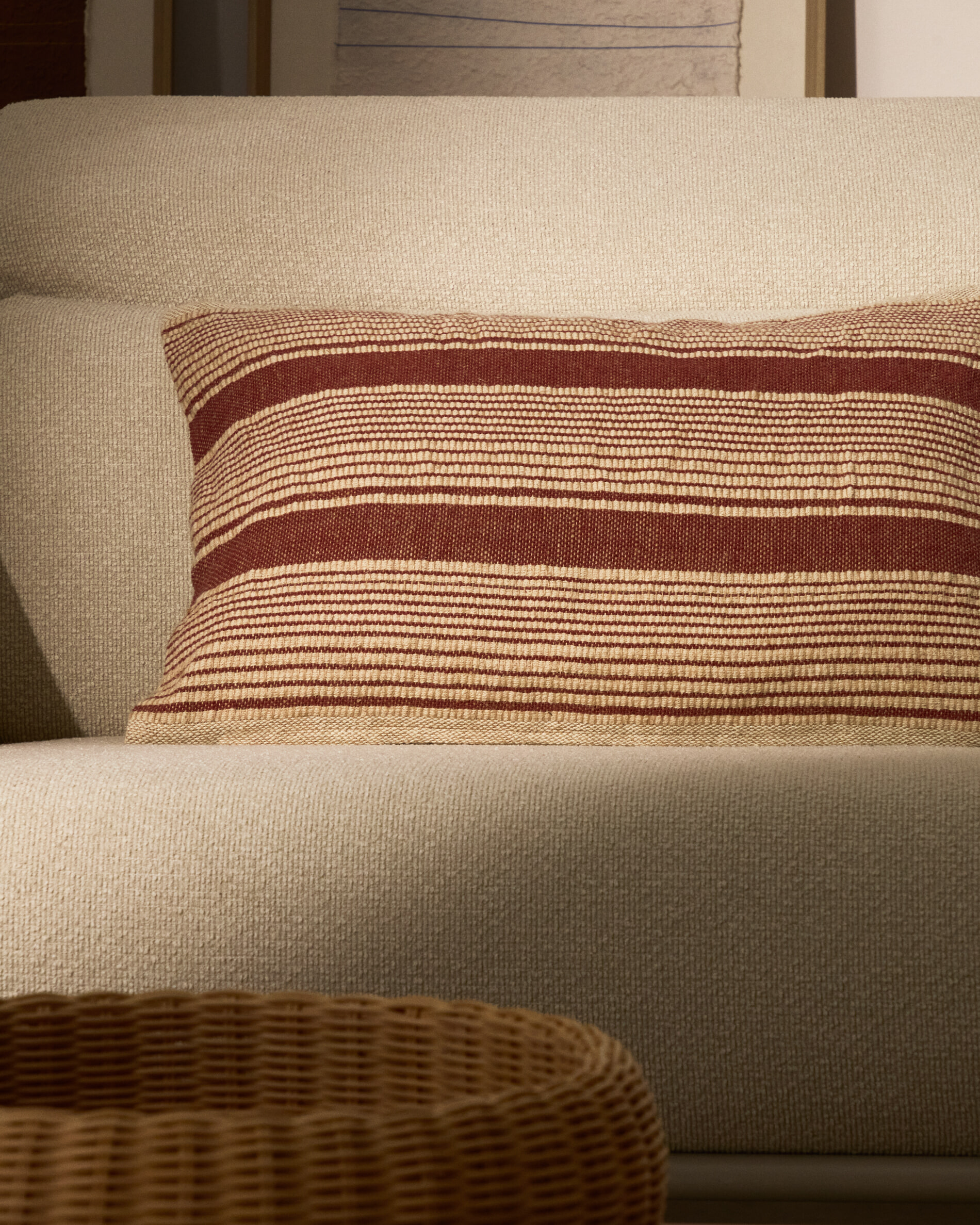 Kave Home Mand 'Zilna' Rotan, 38cm