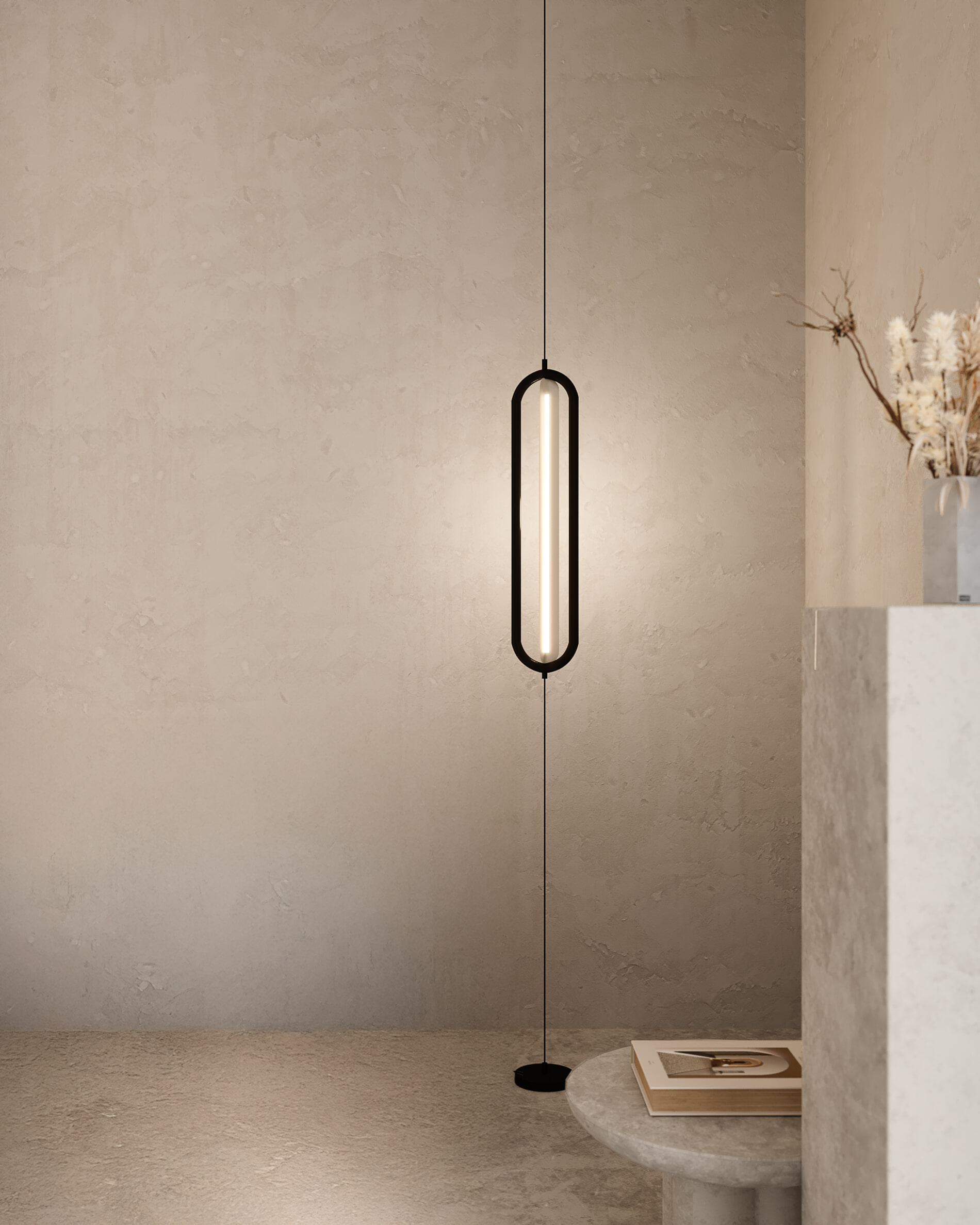 Kave Home Plafondlamp Bow - Zwart