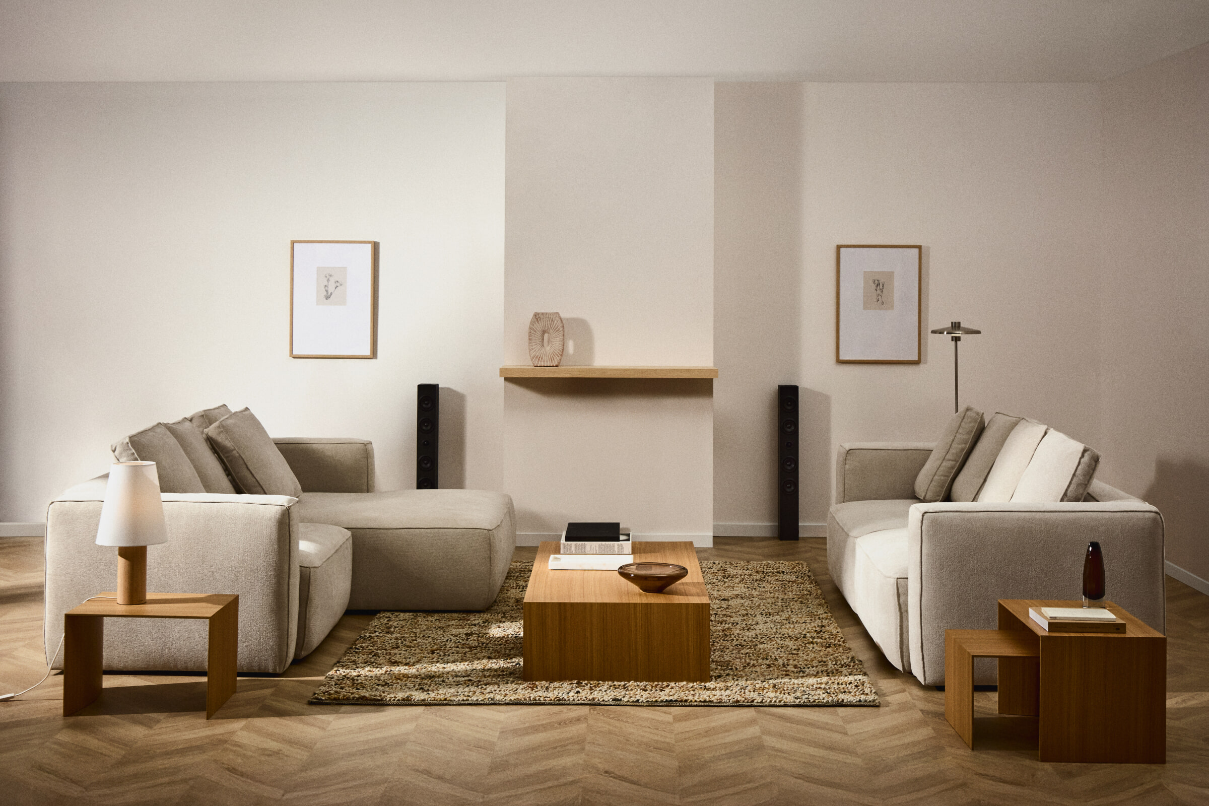 Kave Home 3-zits Slaapbank 'Marela' kleur Beige