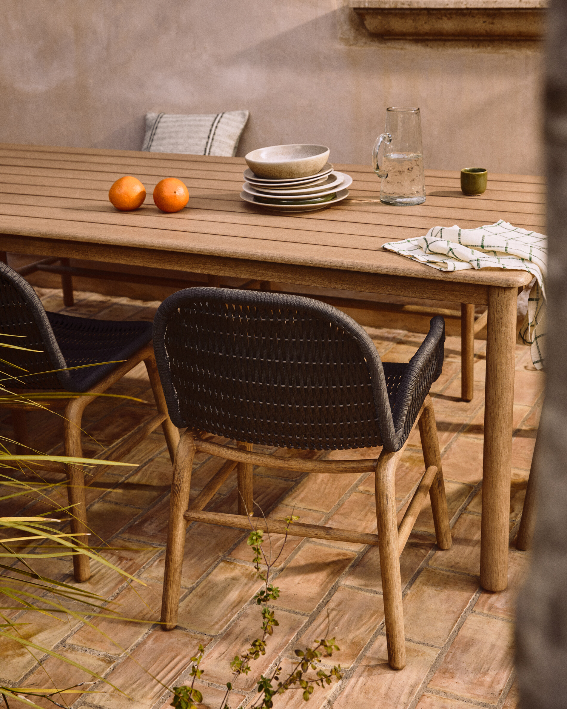 Kave Home Tuintafel 'Sori' Acaciahout, 240 x 100cm