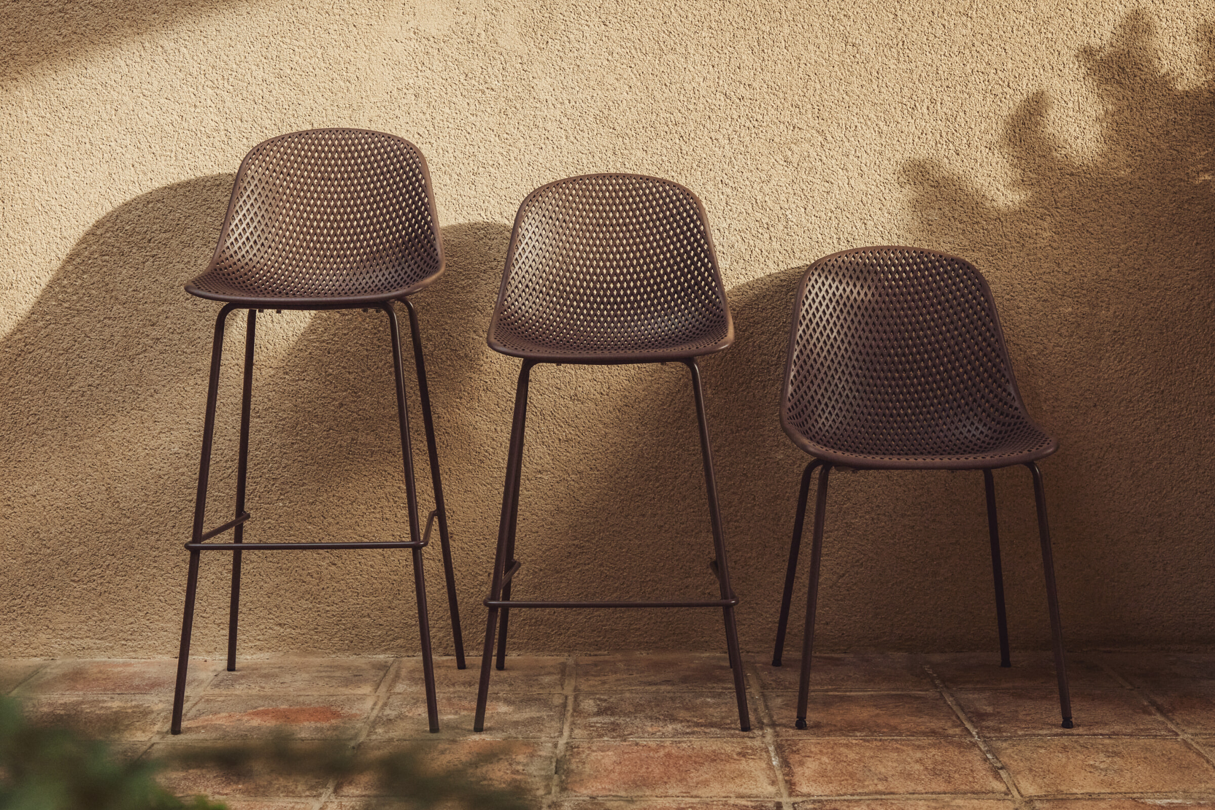 Kave Home Tuinstoel 'Quinby' kleur Bruin