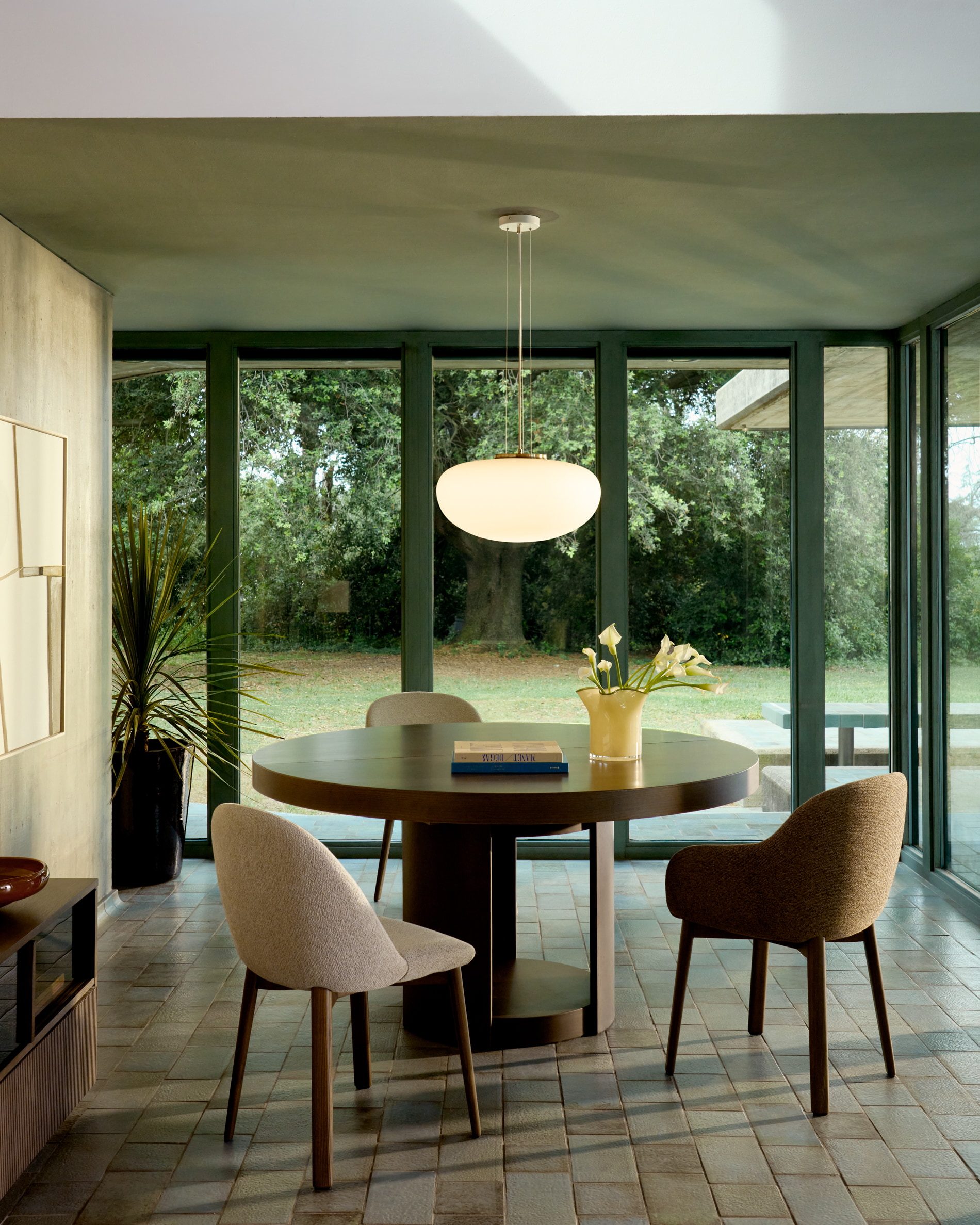 Kave Home Uitschuifbare Ronde Eettafel Artis Eiken, 150-200 x 80cm - Bruin