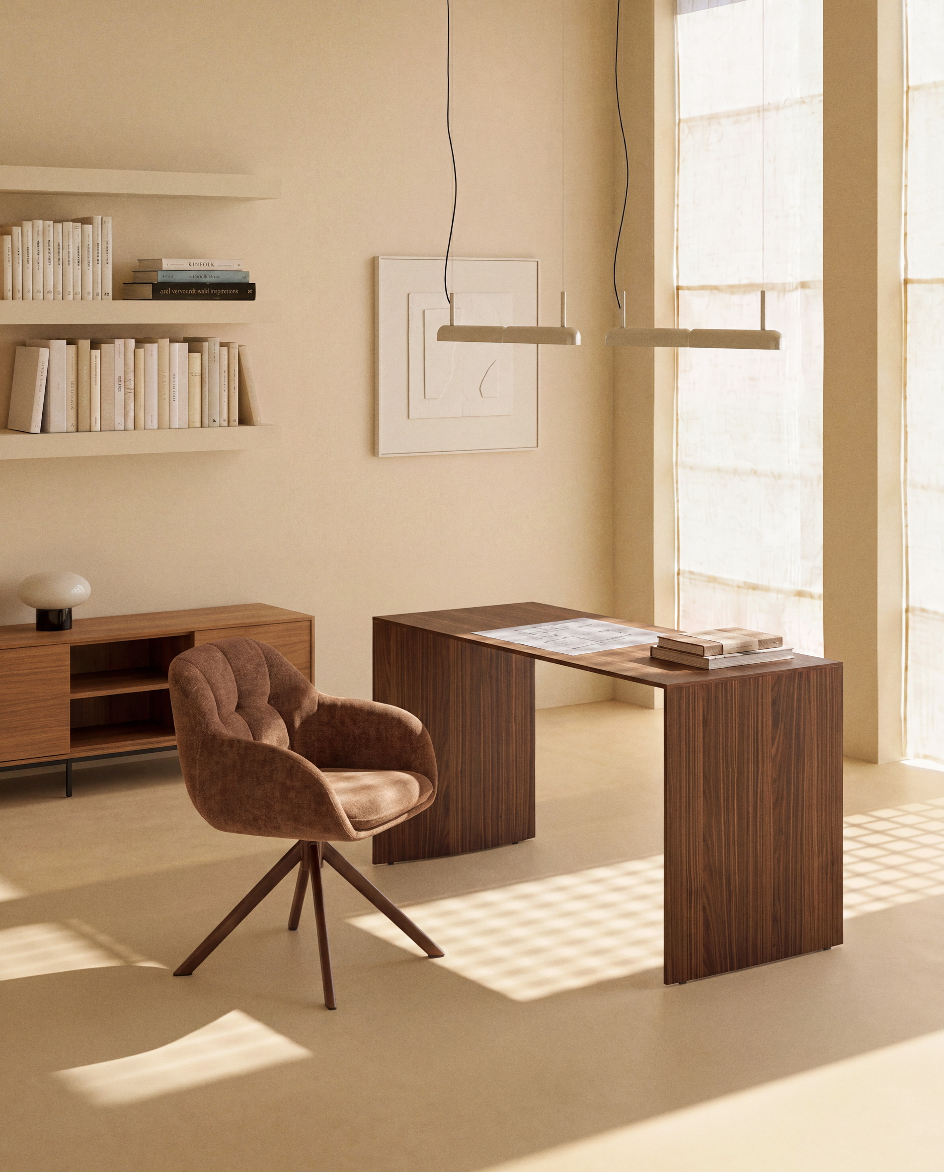 Kave Home Hanglamp Nelaia Metaal - Grijs