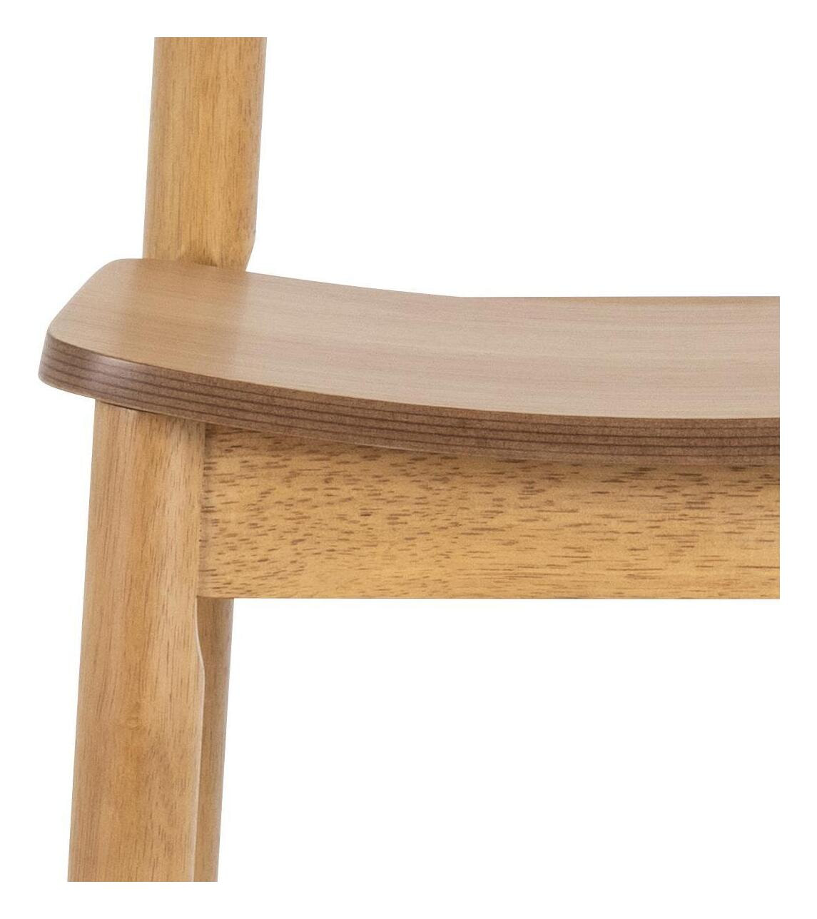 Bendt Barkruk 'Vernard' Eiken (zithoogte 74cm)