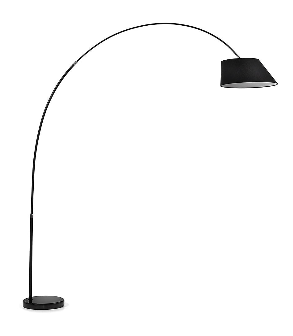 Kave Home Vloerlamp 'May', kleur zwart