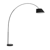 Kave Home Vloerlamp 'May', kleur zwart