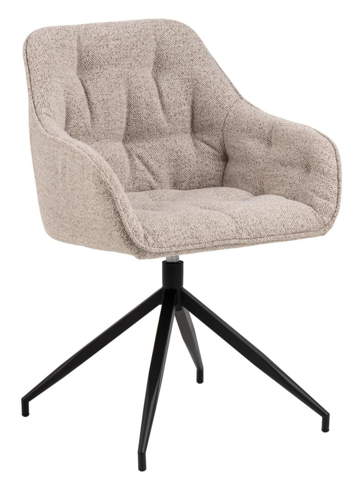 Sohome Draaibare Eetkamerstoel Otto - Bouclé - Beige