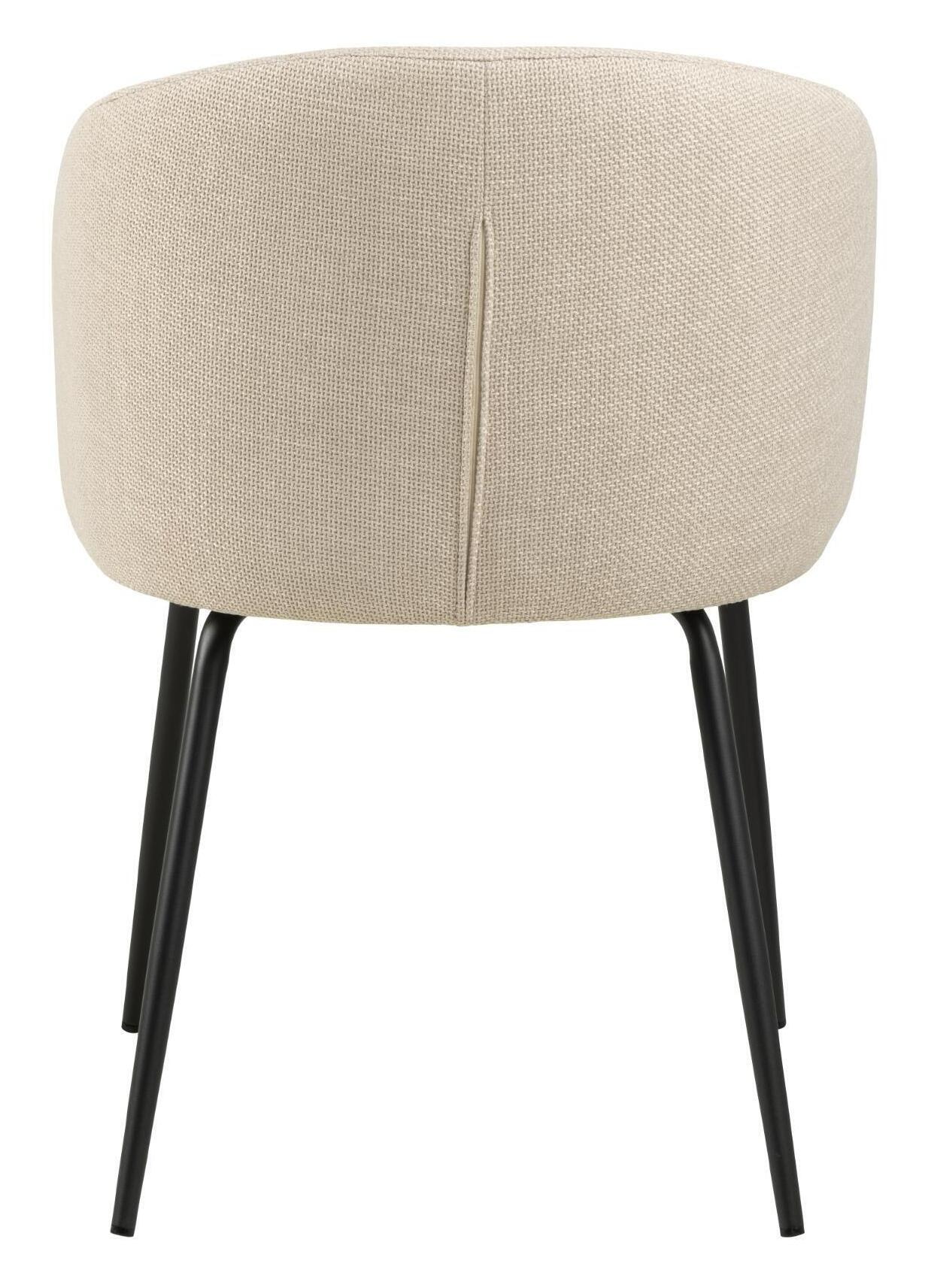 Bendt Eetkamerstoel 'Cristi' Structuurstof, kleur Beige