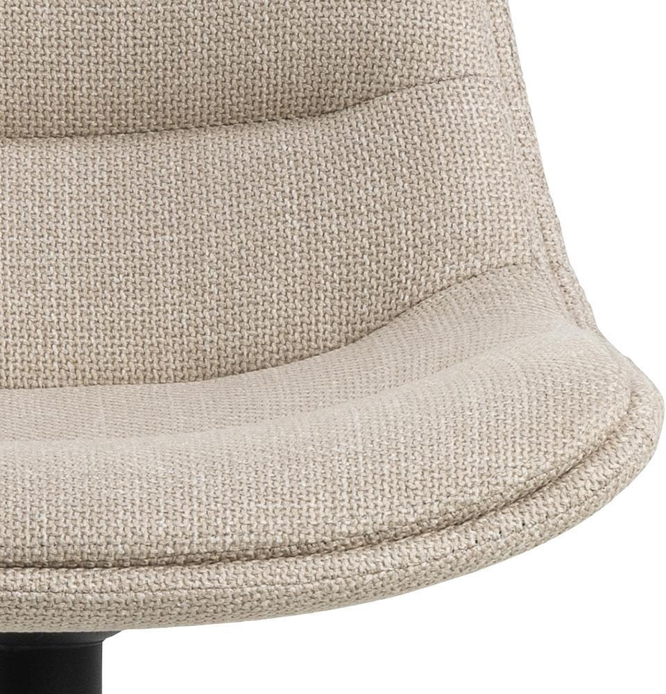 Bendt Draaibare Barkruk 'Labarron' kleur Beige (zithoogte 65-86cm)