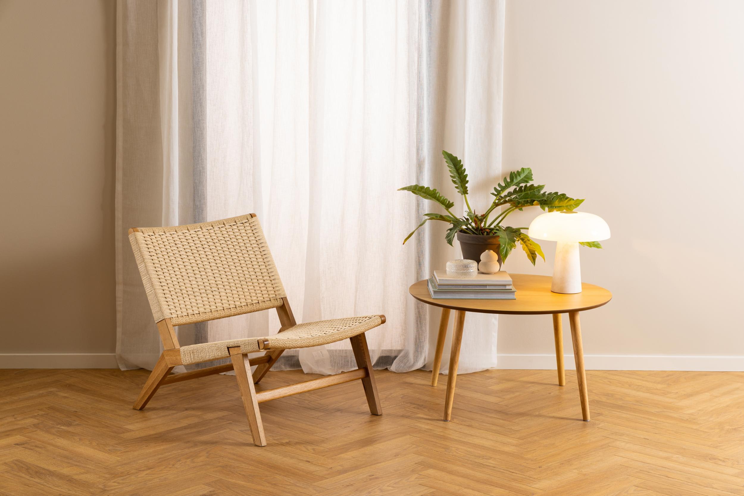 Bendt Fauteuil 'Rodrigues' Eiken / Gevlochten touw