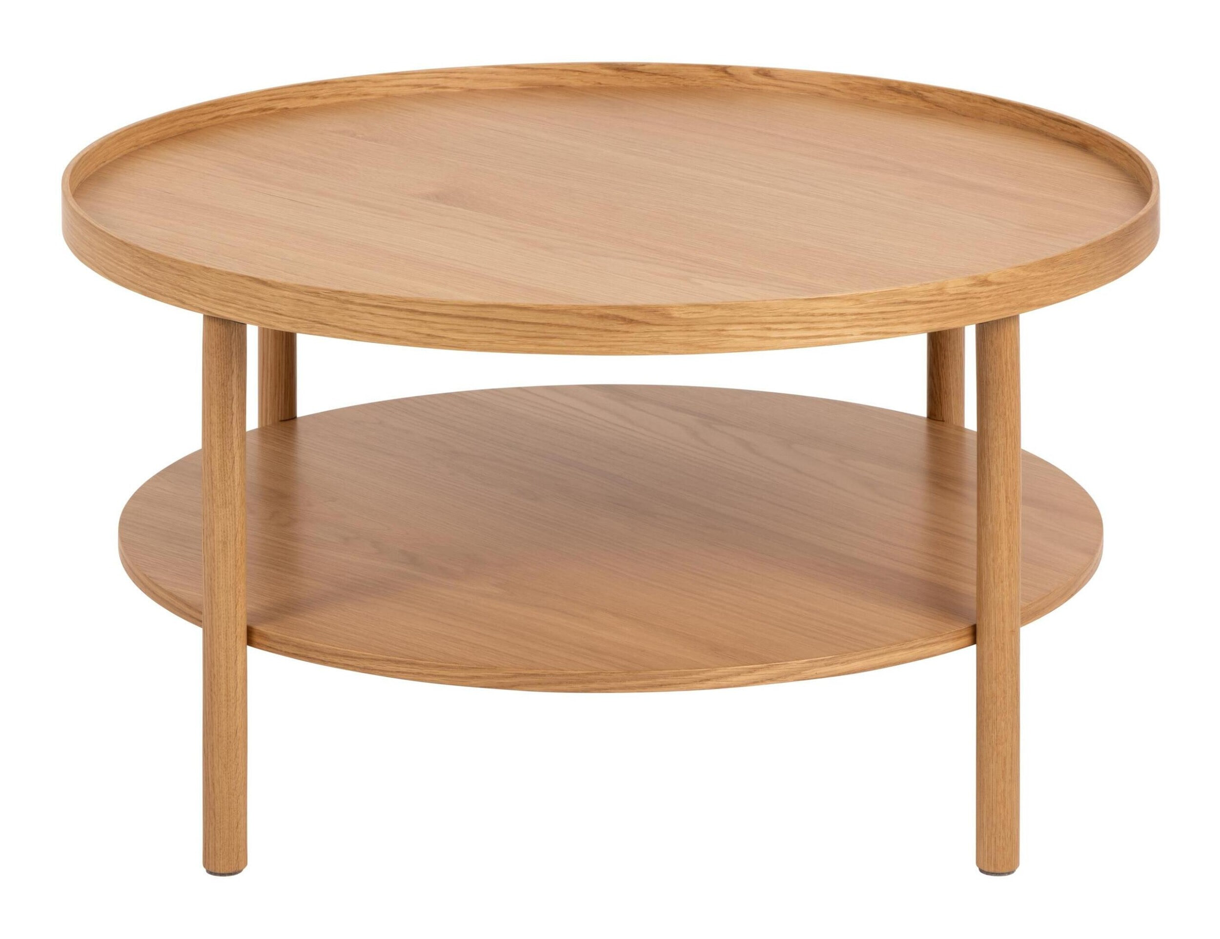 Bendt Ronde Salontafel 'Jazzmen' Eiken, 80cm