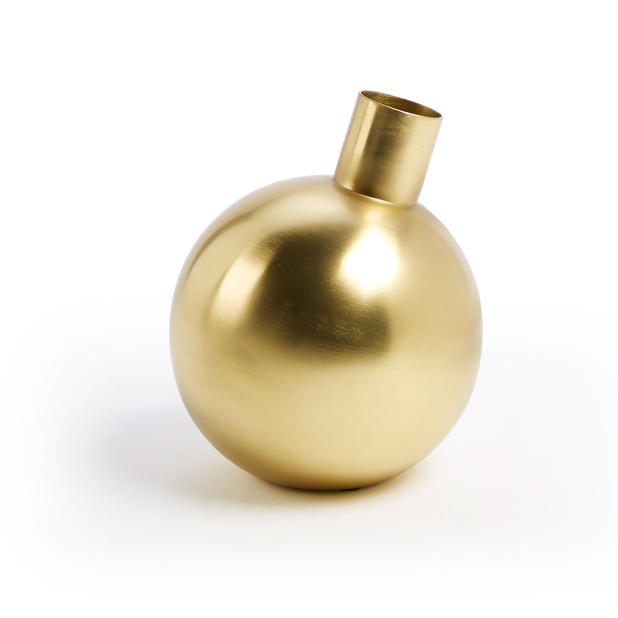 Kave Home Vaas 'Leanne' kleur Goud Kave Home Vaas 'Leanne' kleur Goud